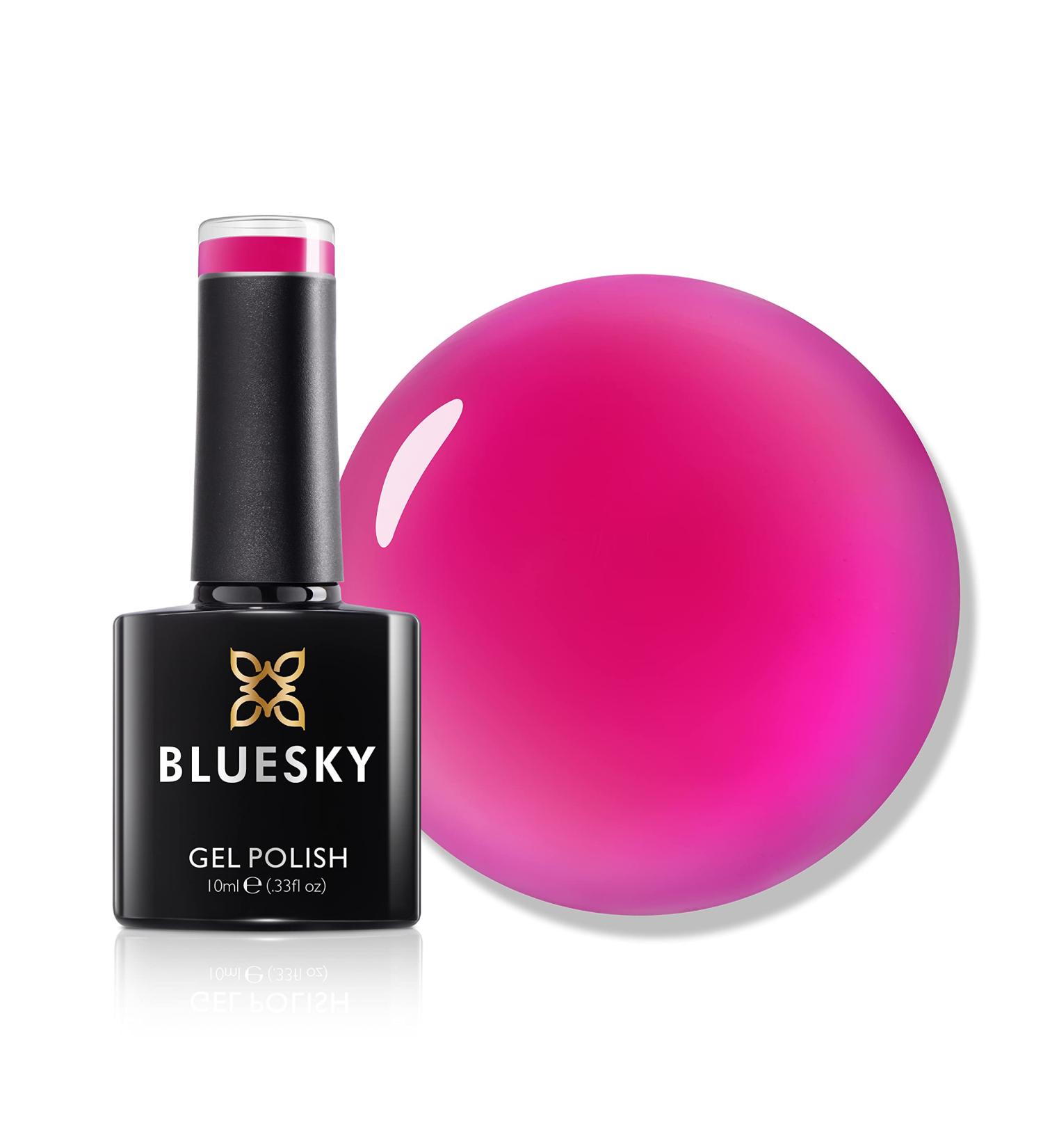 BLUESKY GLAZE series gel polish 10ml | Gel nail polish for shiny and beautiful nails | long lasting up to 3 weeks (Glaze 05)