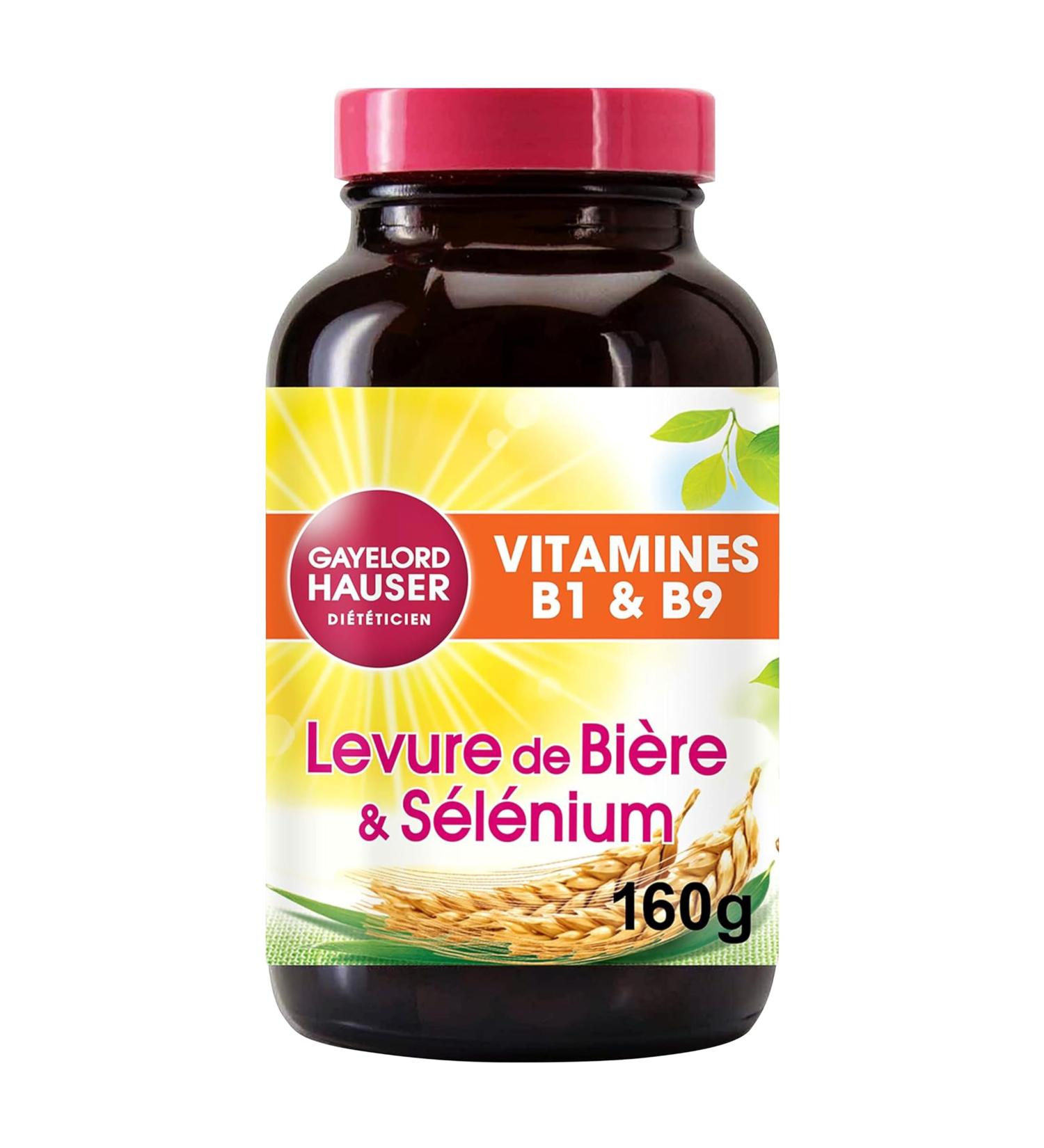 GAYELORD HAUSER - Levure de Bi re/S l nium - Source de Vitamine E et B9 - Flacon de 400 Comprim s Levure De Bi re & S l nium - Buy Online on GoSupps.com