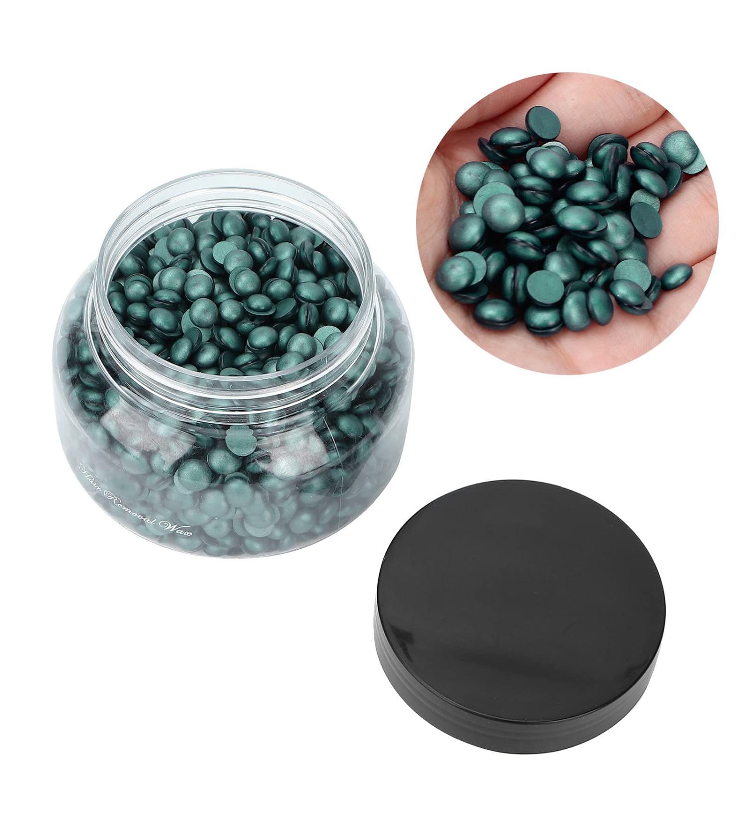 Hard Wax Pearls for Hair Removal - 150g Green Wax for Men & Women | Bulk Brazilian Wax for Armpits Back & Chest - Buy Online on GoSupps.com