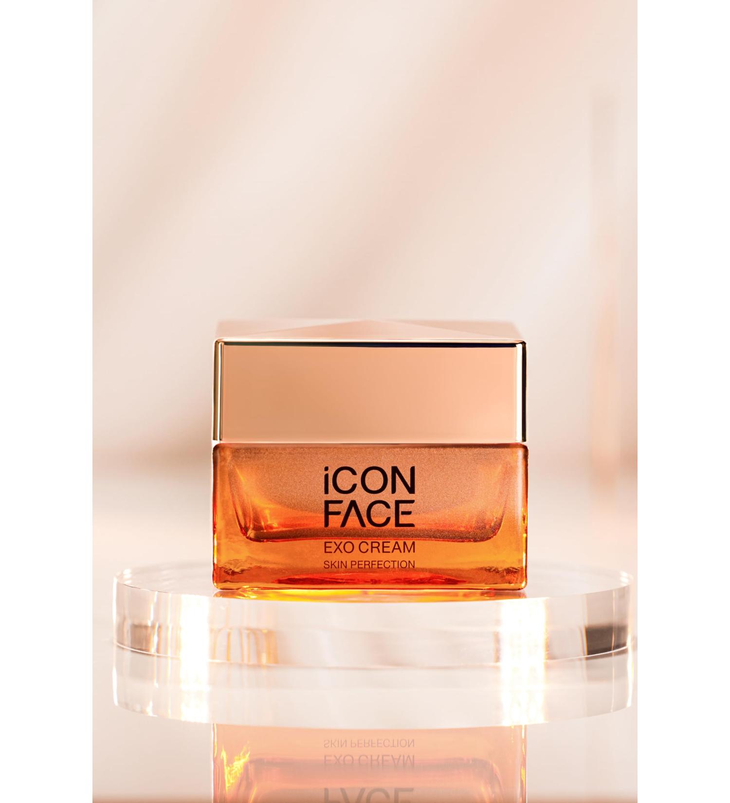ICON FACE EXO CREAM - Anti-Aging Day & Night Cream for Smooth Firm Radiant Skin | Reduces Wrinkles Dark Circles & Dry Skin - 50ml - Buy Online on GoSupps.com