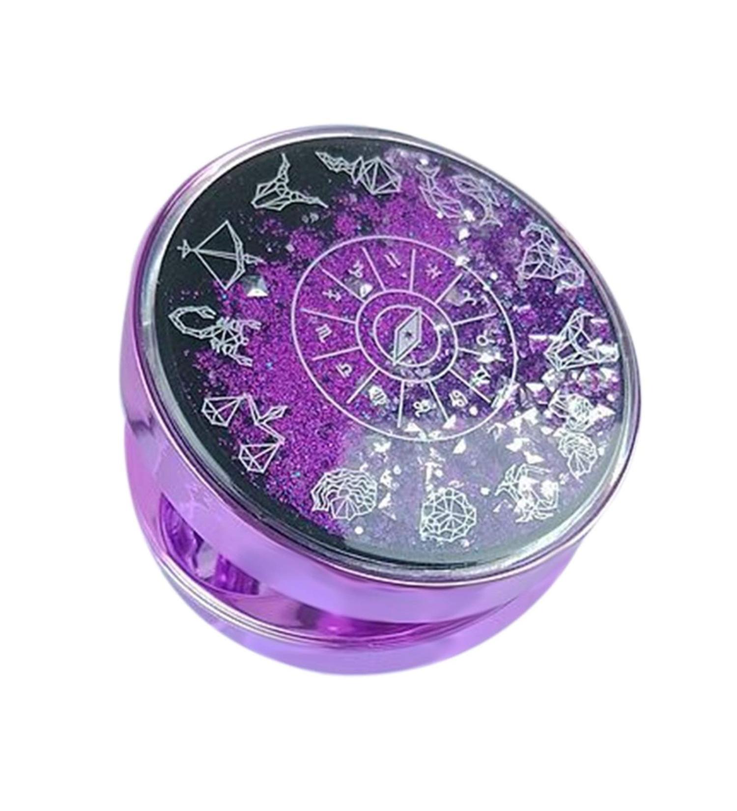 Lentil Storage Container & Cute Fashion Contact Lens Mini Box - Portable Travel Glitter Luxury Opaque Set (Blu Purple) - Buy Online on GoSupps.com