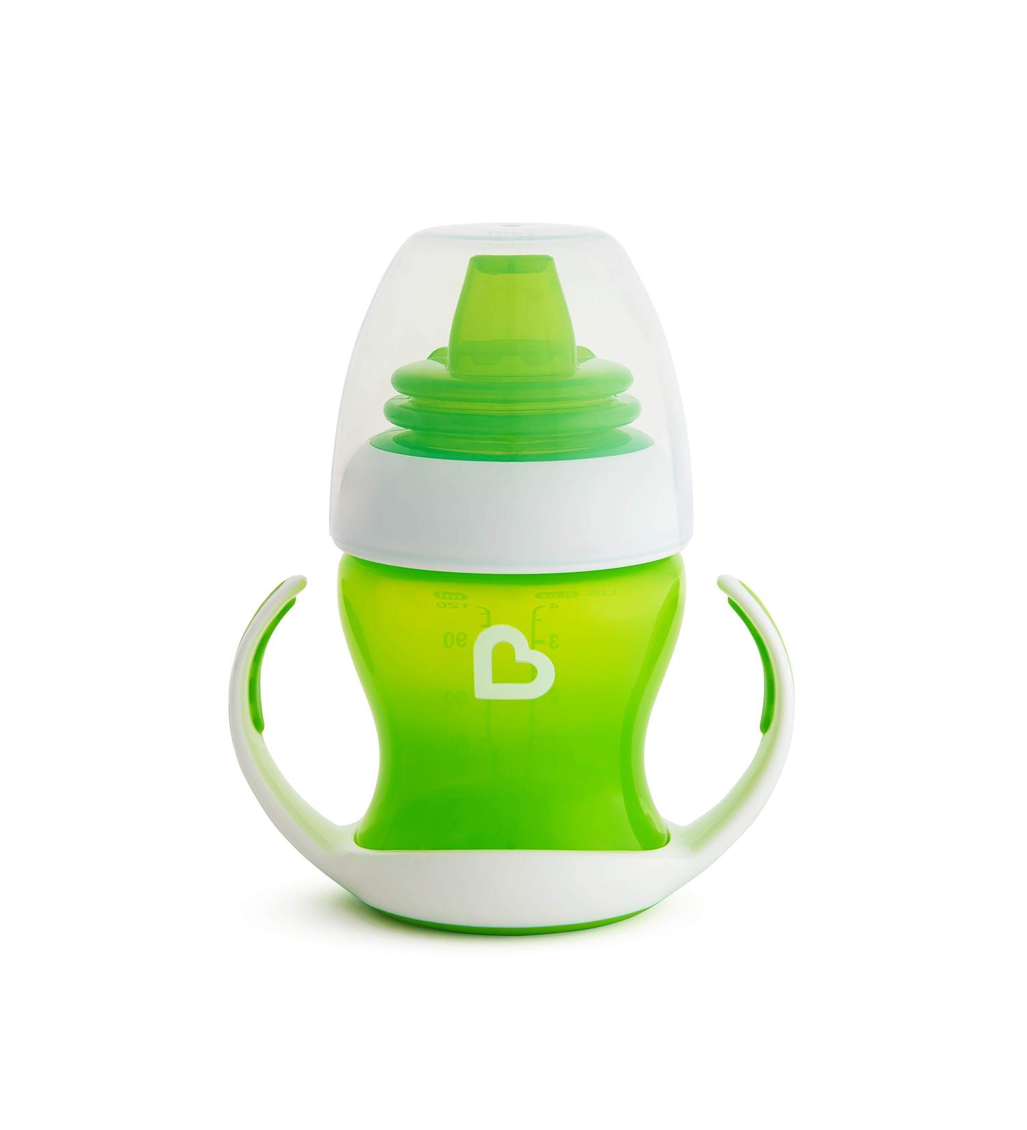 Munchkin Gentle Transition Sippy Trainer Cup 4oz - Green | Buy Online - Buy Online on GoSupps.com