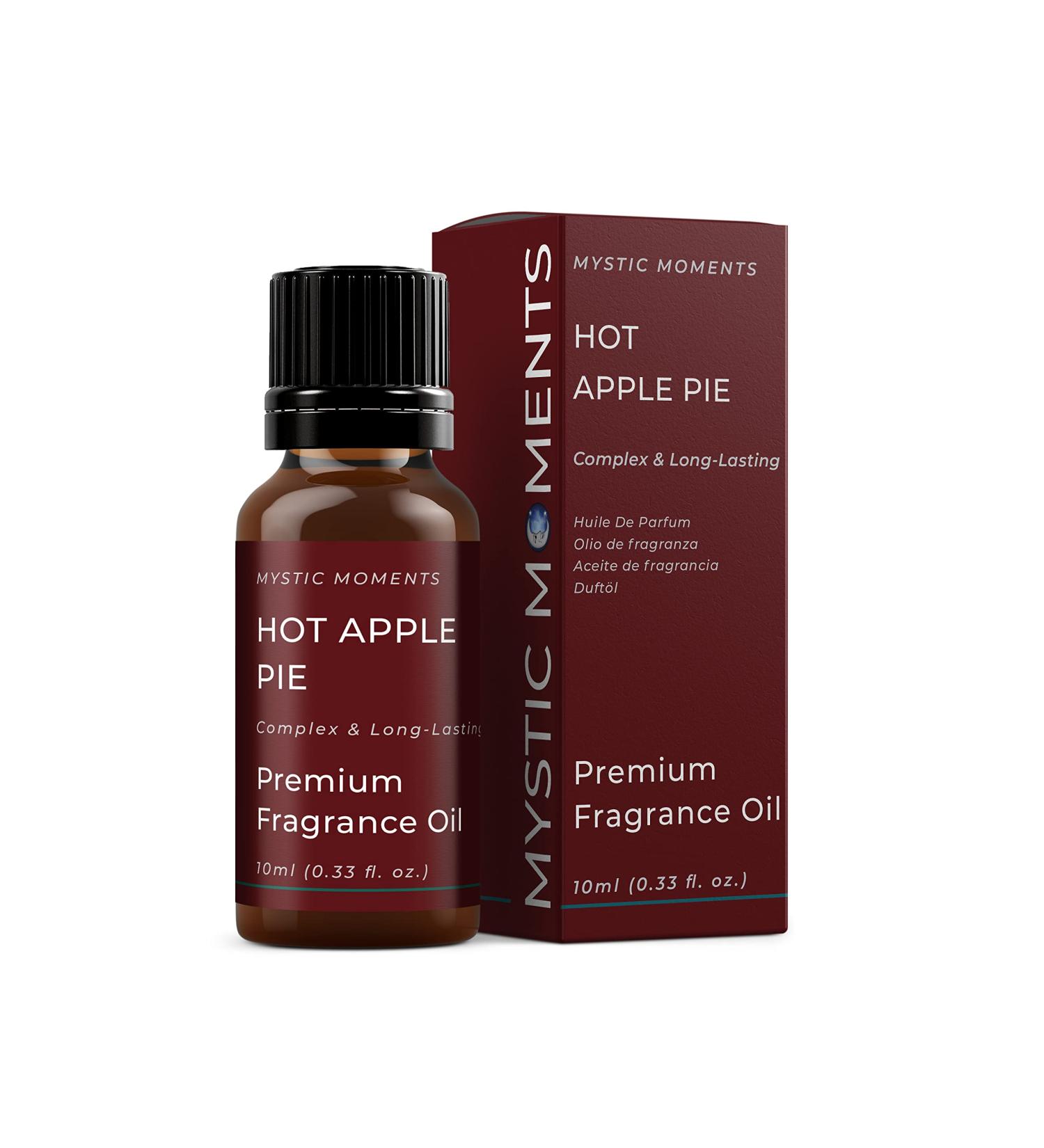 Mystic Moments Hot Apple Pie Fragrance Oil - 10ml | For Soaps, Candles, Bath Bombs, Oil Burners, Diffusers, Skin & Hair Care - Buy Online on GoSupps.com