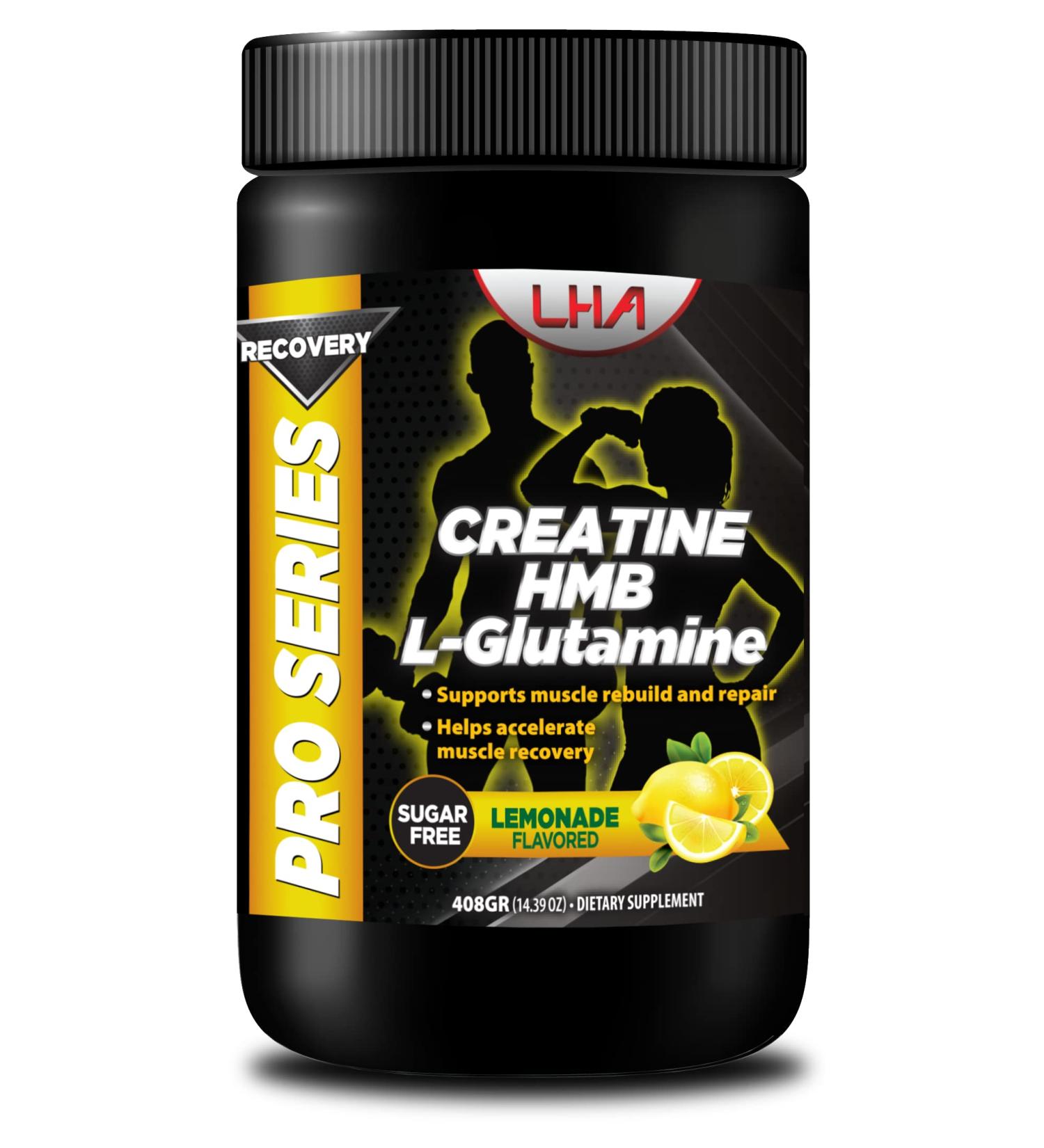 Buy LHA Pro Series Recovery Creatine HMB L-Glutamine Boost Muscle Repair & Growth | International Shipping - Buy Online on GoSupps.com