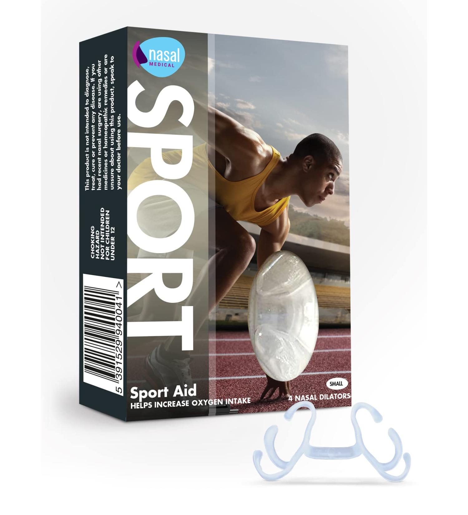 Nasal Sports Breathing Aid - Improve Athletic Performance with Nasal Dilator for Enhanced Airflow - Buy Online on GoSupps.com