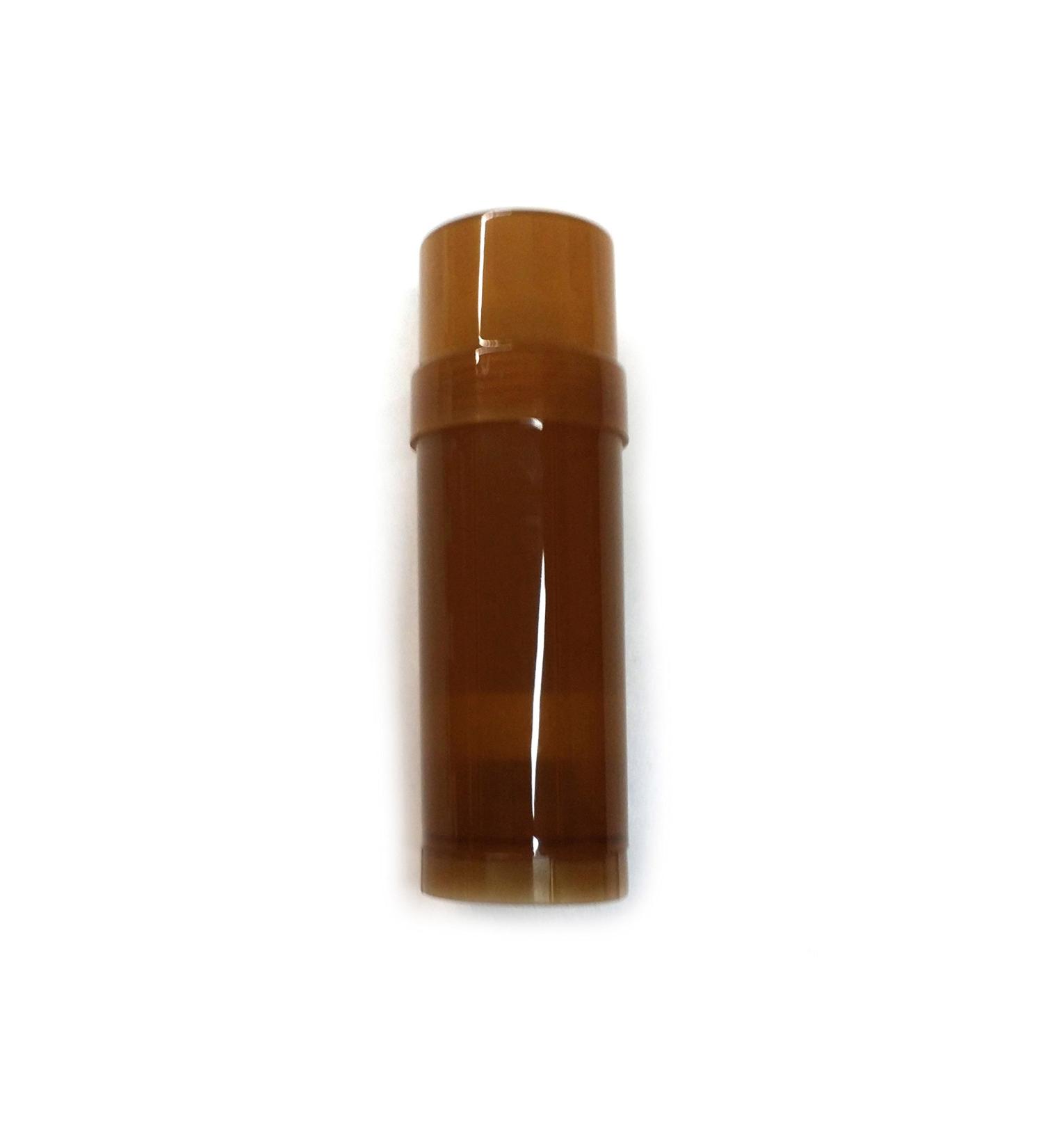(5) Empty Clear Plastic Deodorant Containers (Brown) - 2.2 Oz Cylinders - Buy Online on GoSupps.com