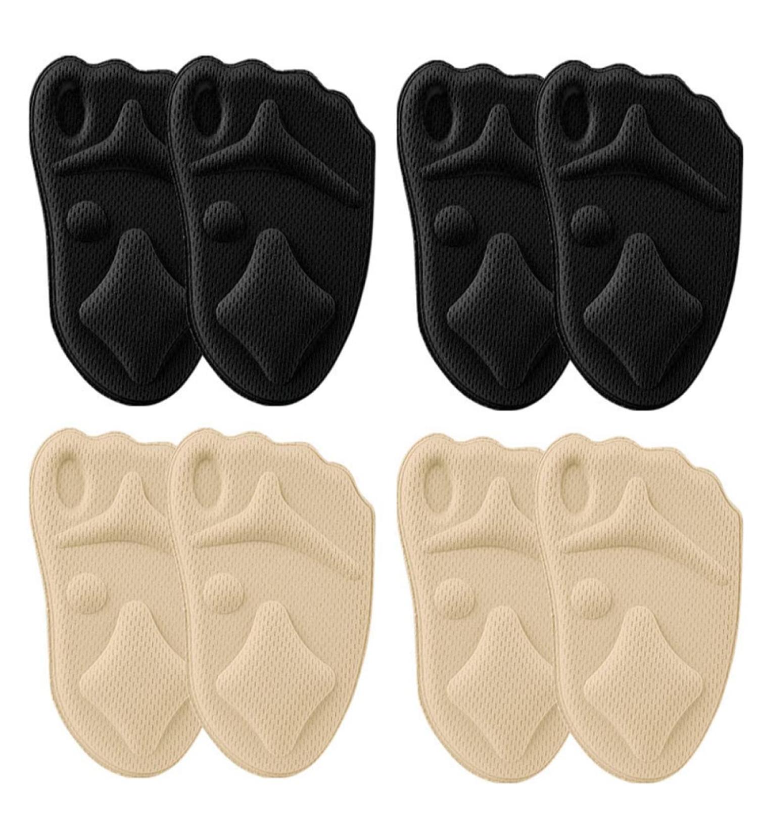 Beaupretty 4 Pairs High Heel Cushions - Soft Sponge Forefoot Pads & Insoles for Plantar Fasciitis Relief - Buy Online on GoSupps.com