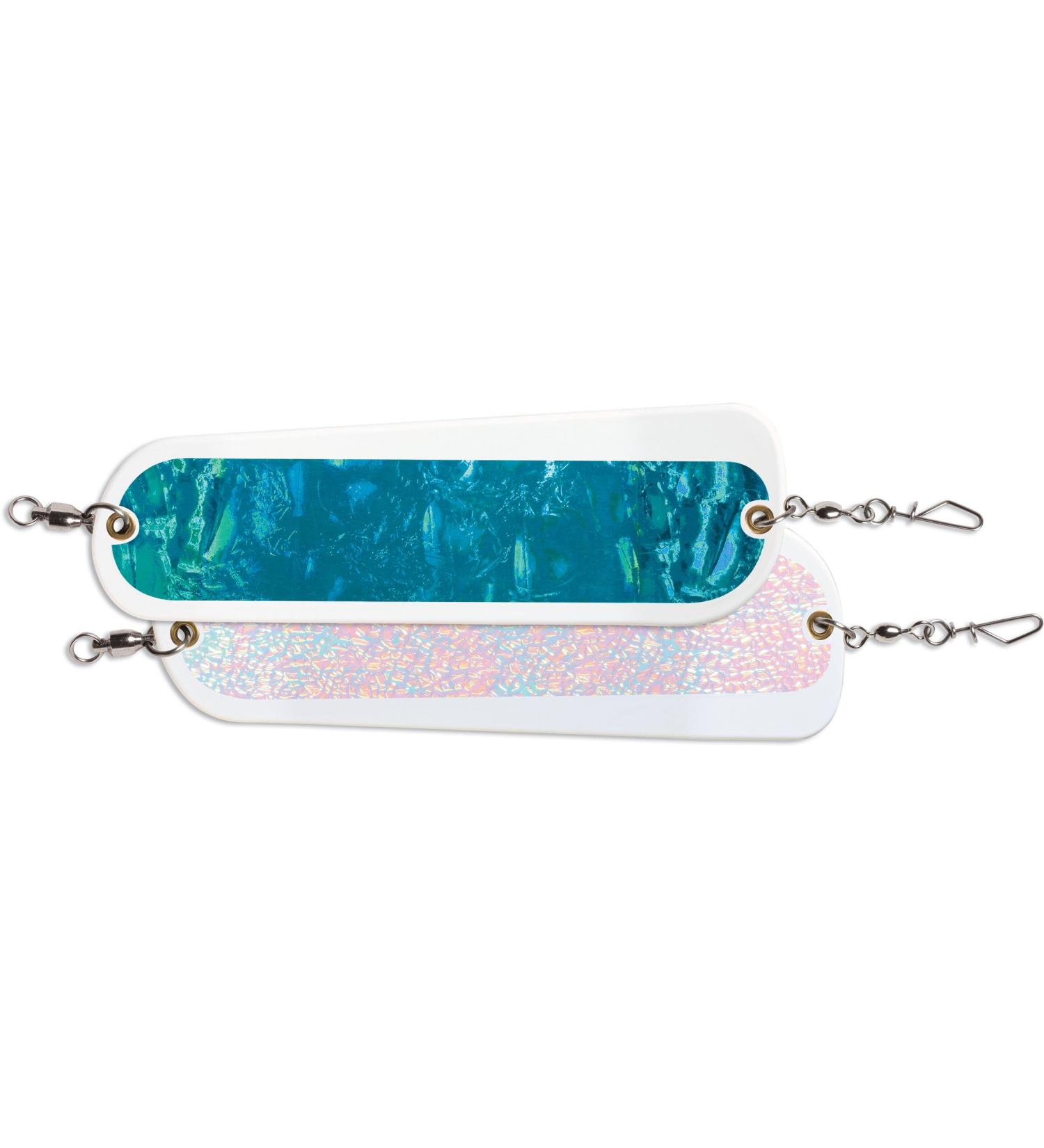 Luhr Jensen 3 Coyote Flasher White/Blue Bubble and Crush Glow