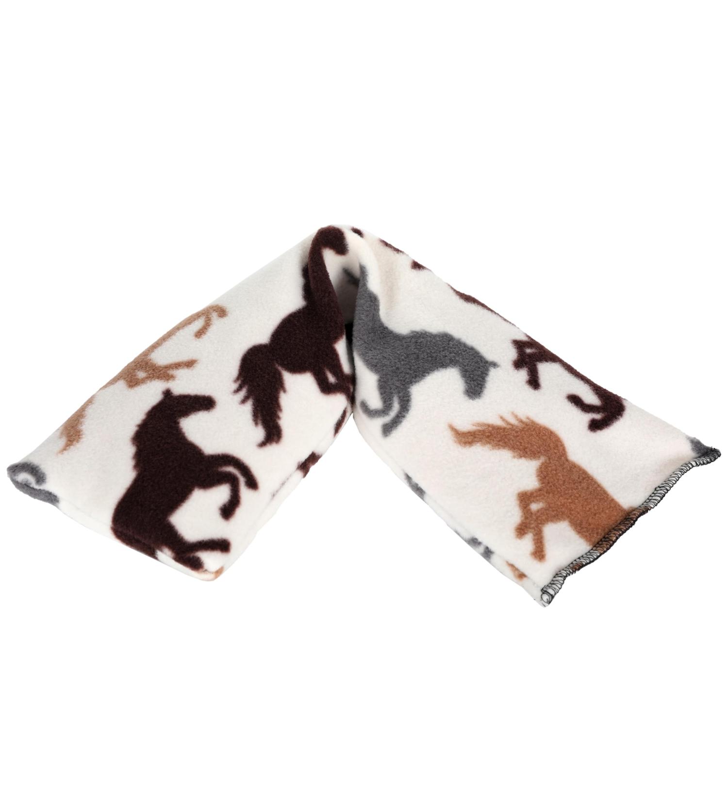 Microwavable Lavender Wheat Bags Animal Print Microwave Heat Pack for Back Neck Joints and Shoulder Pain Relief 44cmx13cm (Horses White) - Buy Online on GoSupps.com