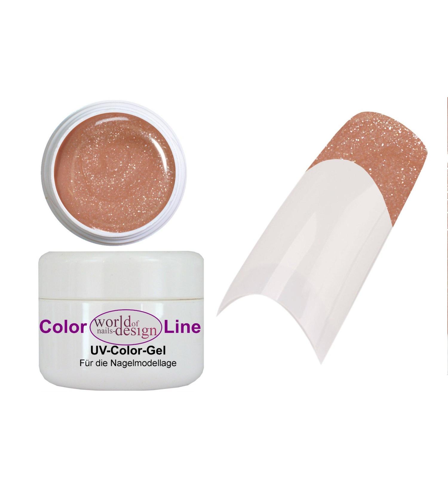 World of Nails-Design HQ Glitter Nude Star 5 ml