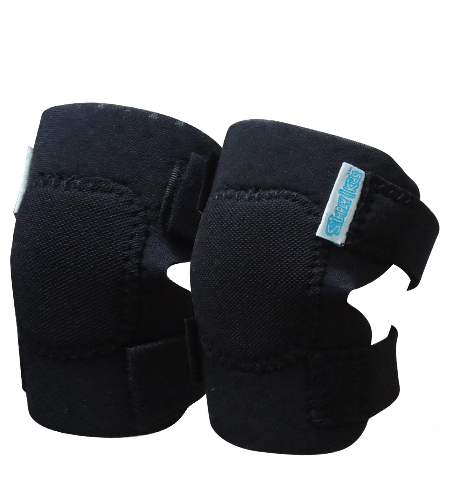 Simply Kids Baby Knee Pads for Crawling - 2 Pairs | Toddler Infant Knee Protectors (Black) - Buy Online on GoSupps.com