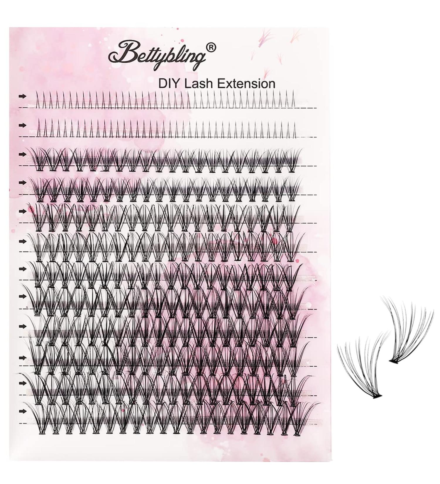 Buy Individual Cluster Lashes 12-14mm Mixed - 20D D Curl Flat Bands for DIY Home Extensions | Lightweight & Natural Look Eyelash Clusters - Buy Online on GoSupps.com