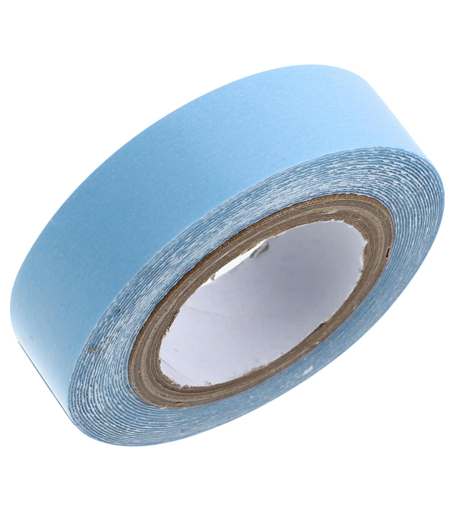 1 Roll Wig Film Hair Glue for Lace Wigs Wig Lace Glue Wig Adhesive Toupee Adhesive Tape Lace Wig Glue Wig Tape Hair Tape Lace Front Glue Scalp Tape for Wigs Lace Tape Tissue Didiseaon 4.70X4.70X1.30CM Blue - Buy Online on GoSupps.com