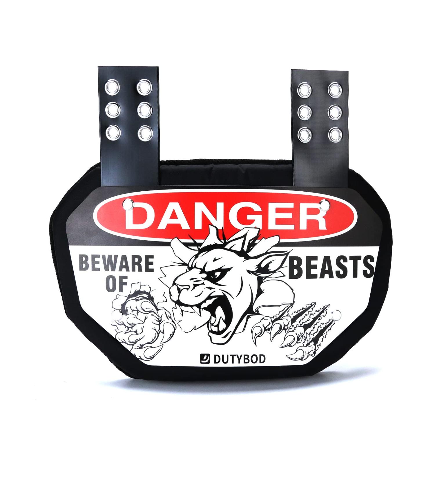 Football Back Plate DUTYBOD Lower Back/Rear/Back Bone Protector Shield Backplate for Youth & Adult - Buy Online on GoSupps.com