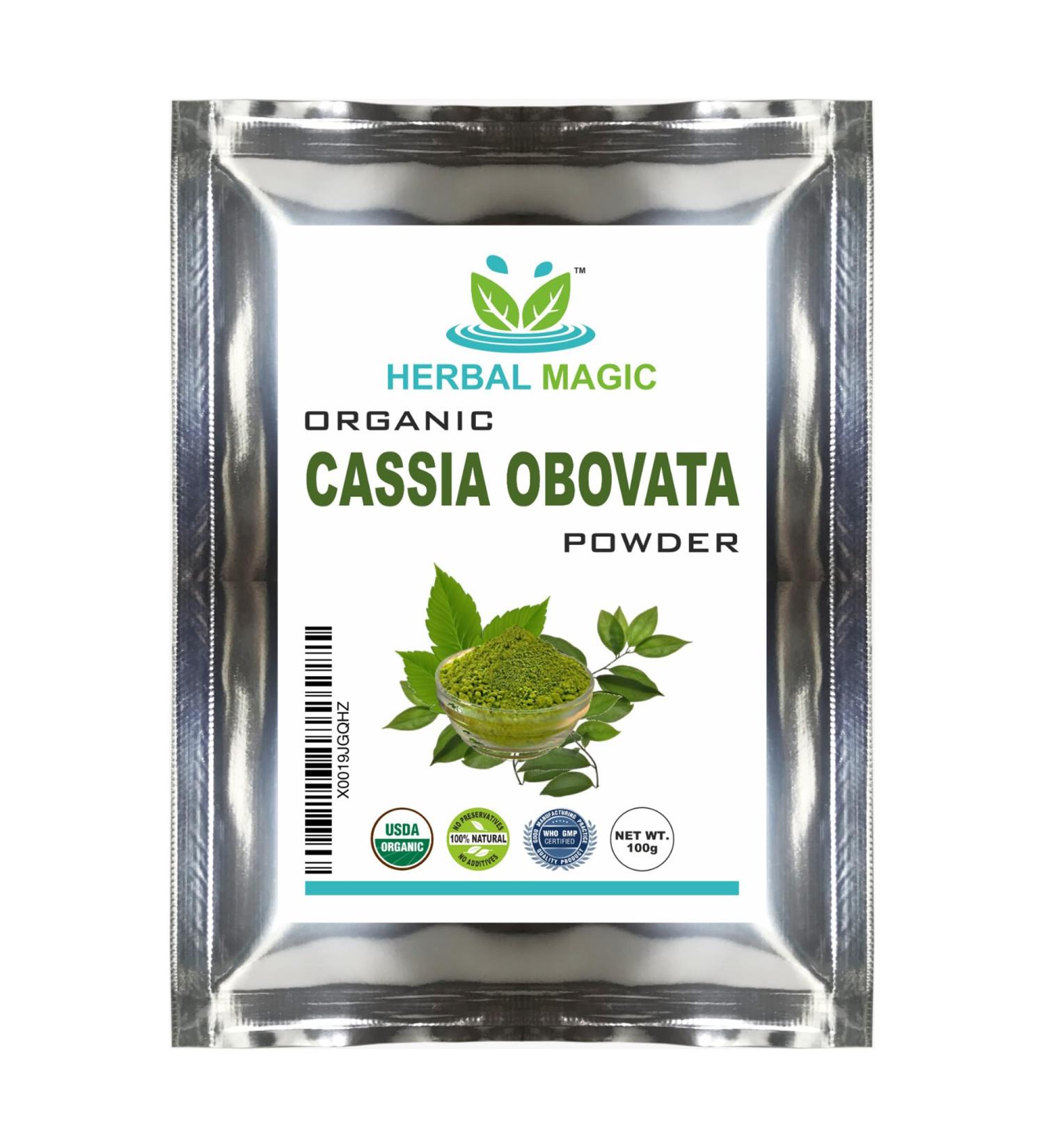 Herbal Magic - Cassia Obovata Neutral Henna Hair Dye Pure Without Chemicals 100g - Buy Online on GoSupps.com