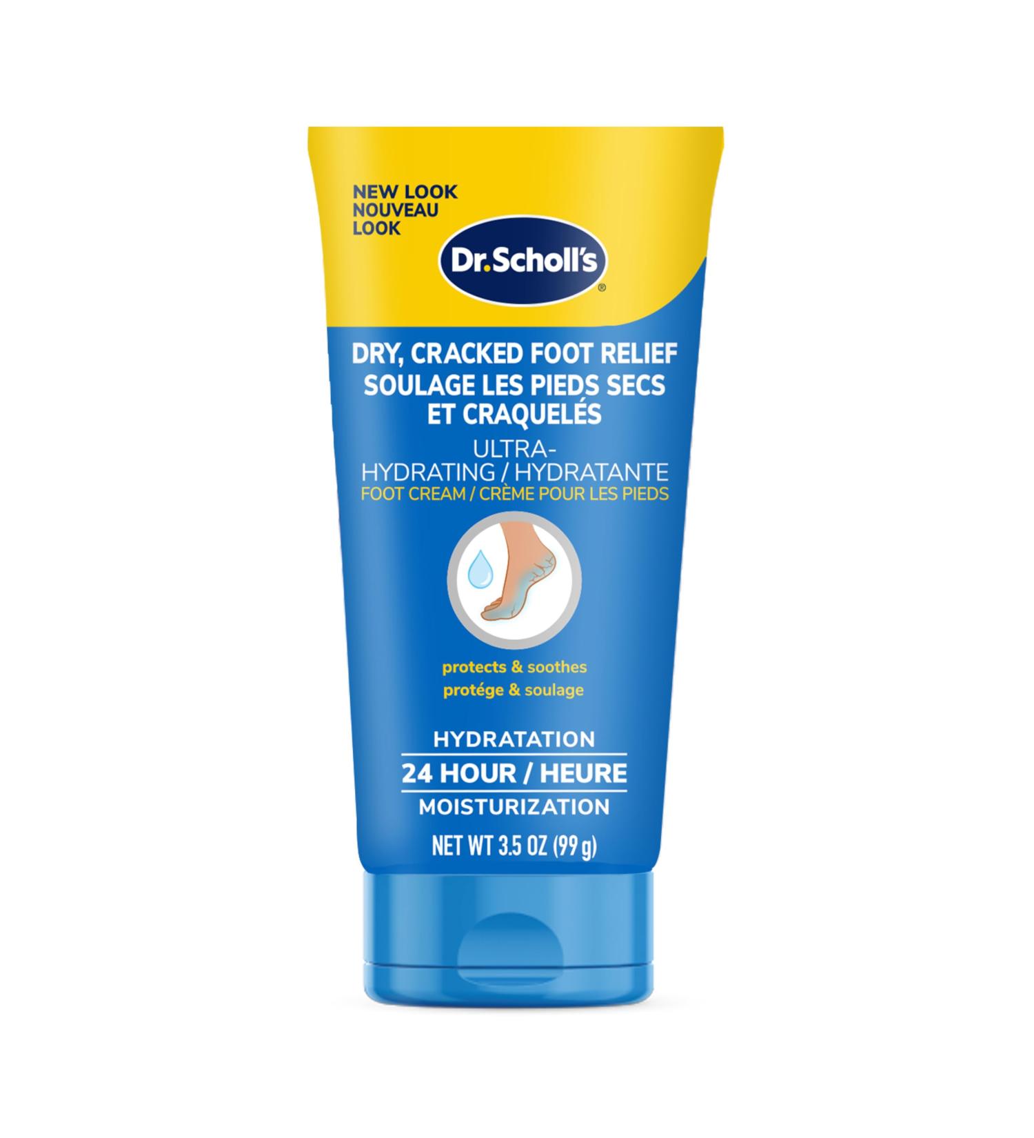 Dr. Scholl's (DRSC1) Ultra Hydrating Foot Cream Heals and Moisturizes Dry Cracked Skin 100 grams - Buy Online on GoSupps.com