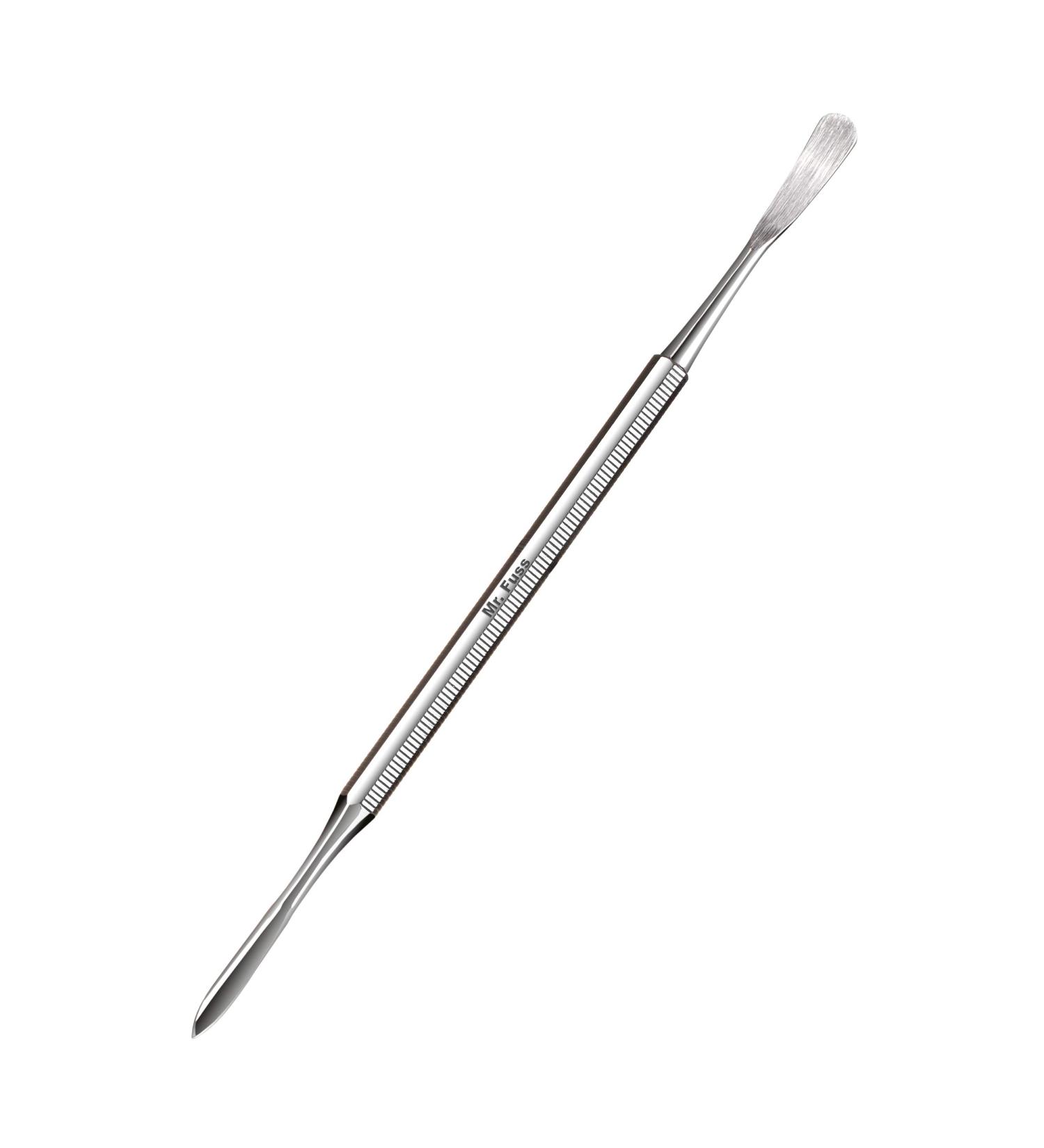 Mr. Fuss Cuticle Pusher Stainless Steel 2-Sided Modelling Tip Spatula - Buy Online on GoSupps.com