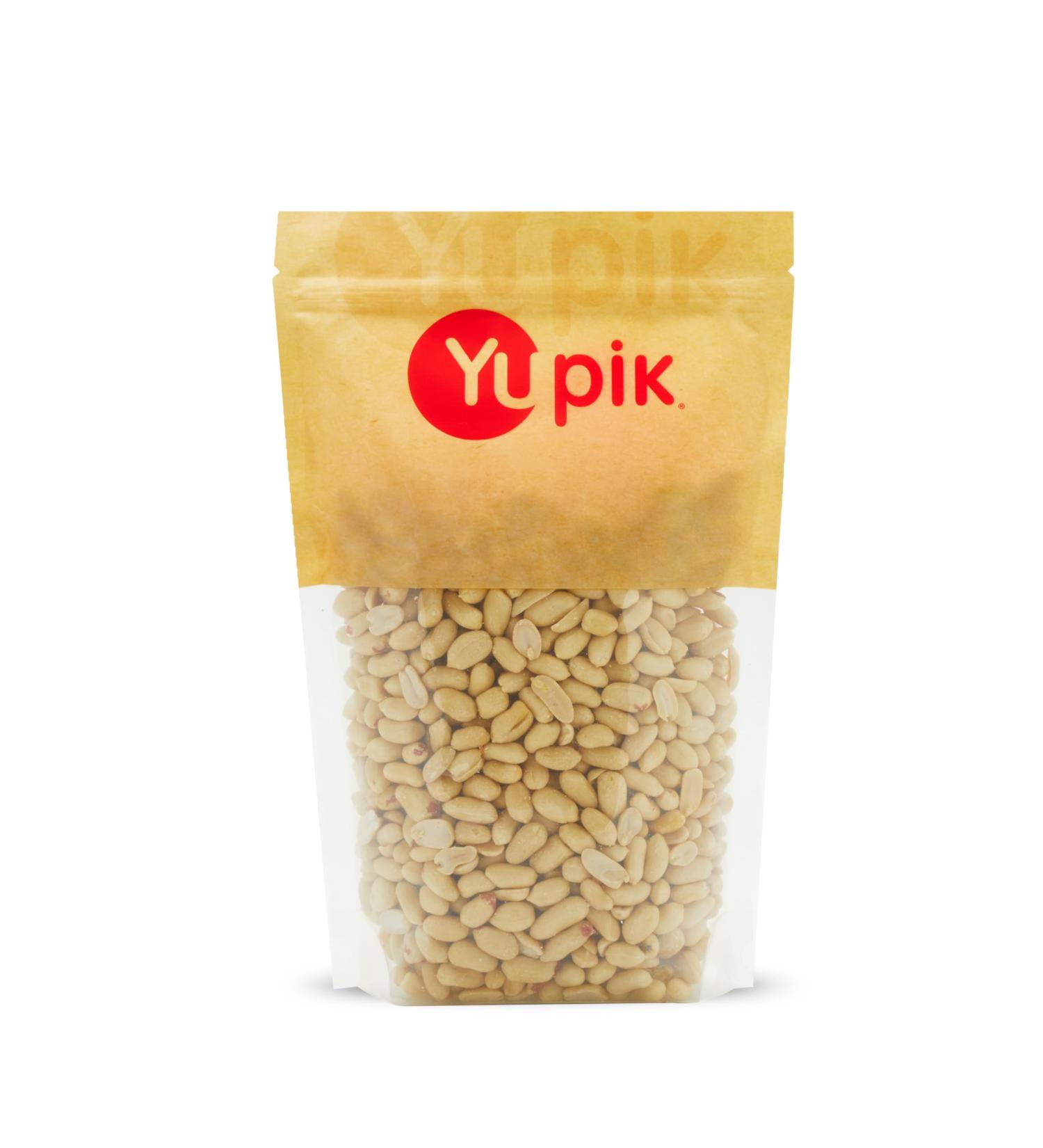 Yupik Jumbo Blanched Peanuts Skinless & Raw 1Kg Kosher Gluten-Free High in Fiber Low in Carb Cholesterol-Free Perfect for Snacking & Baking 1 kg (Pack of 1) - Buy Online on GoSupps.com