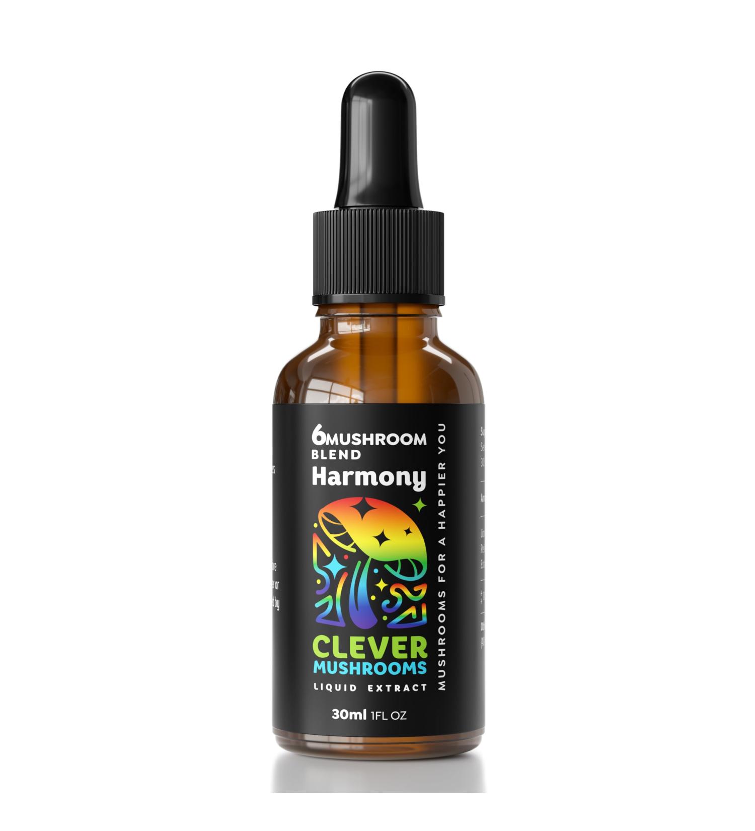 6 Blend Mushroom Liquid Extract US Grown Mushrooms Alcohol Free Natural Energy Cognitive Support Immunity Boost 100% Fruit Bodies Lion's Mane Cordyceps Reishi Chaga Turkey Tail (1 fl oz) - Buy Online on GoSupps.com
