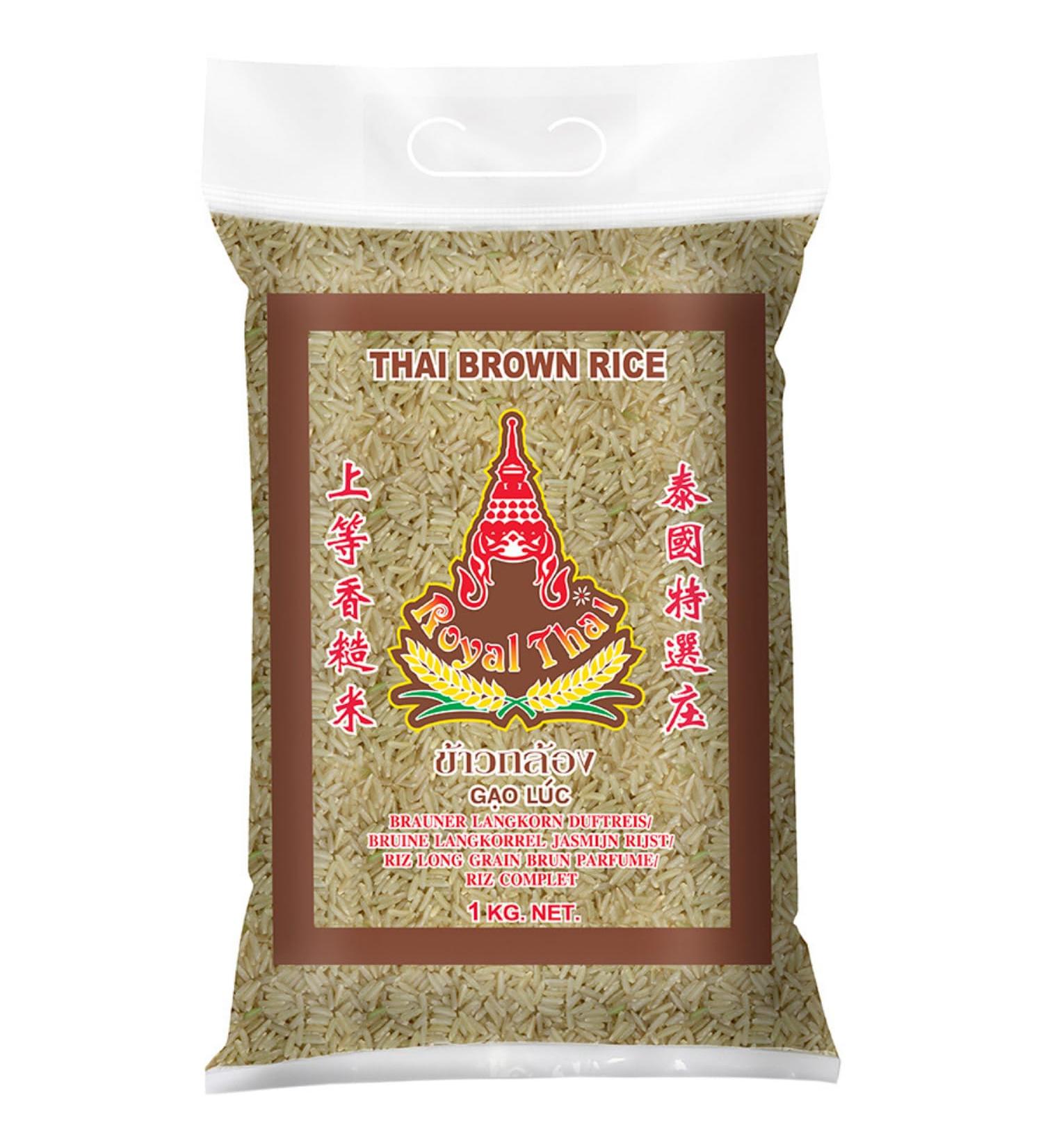 Buy Royal Thai Brown Long Grain Fragrant Rice - 1 KG | Premium Quality International Shipping - Buy Online on GoSupps.com