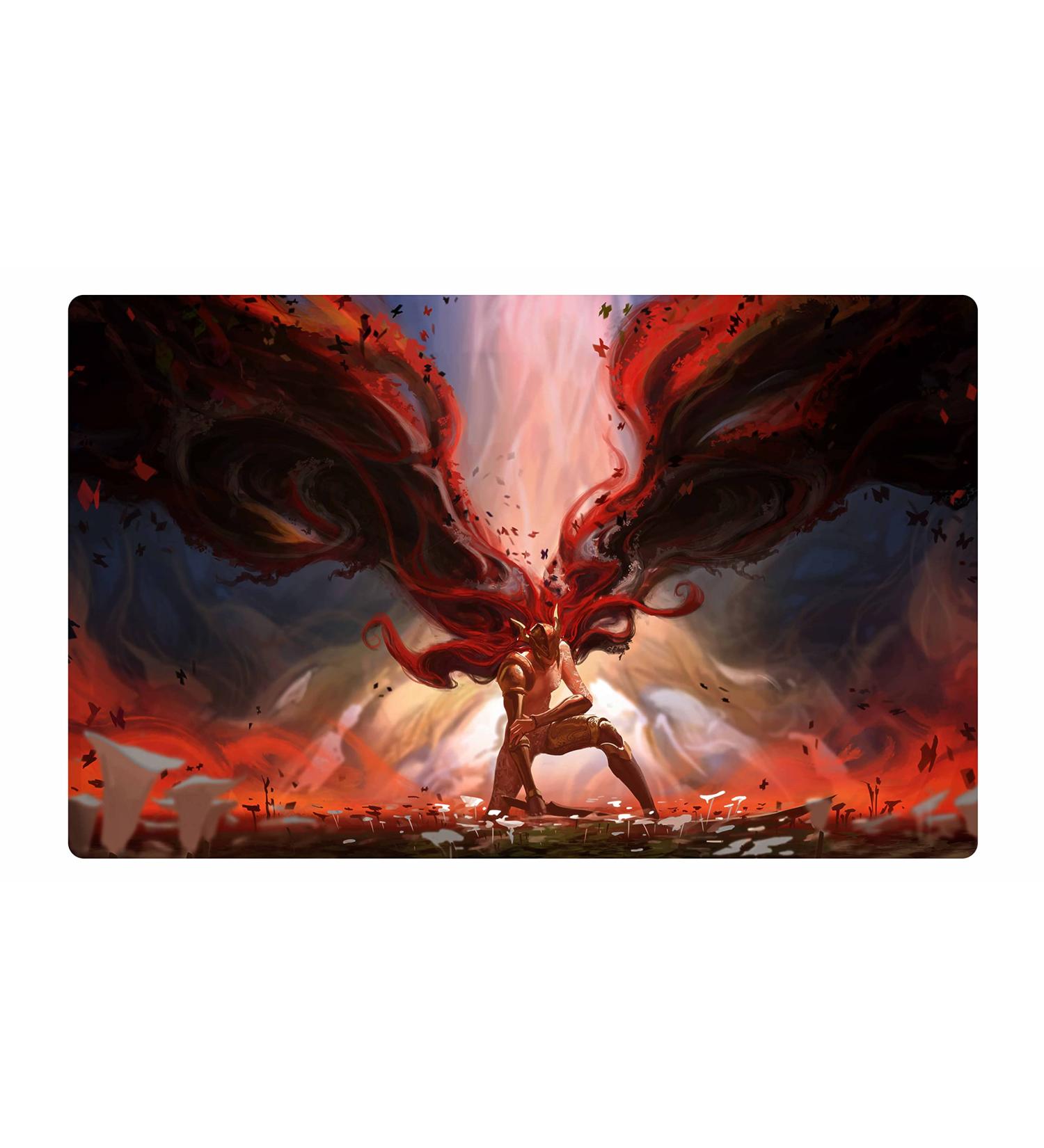 24 x 14 Inch TCG Playmat - Non-Slip Rubber Bottom - VG MTG Compatible (A25-1160) - Buy Online on GoSupps.com