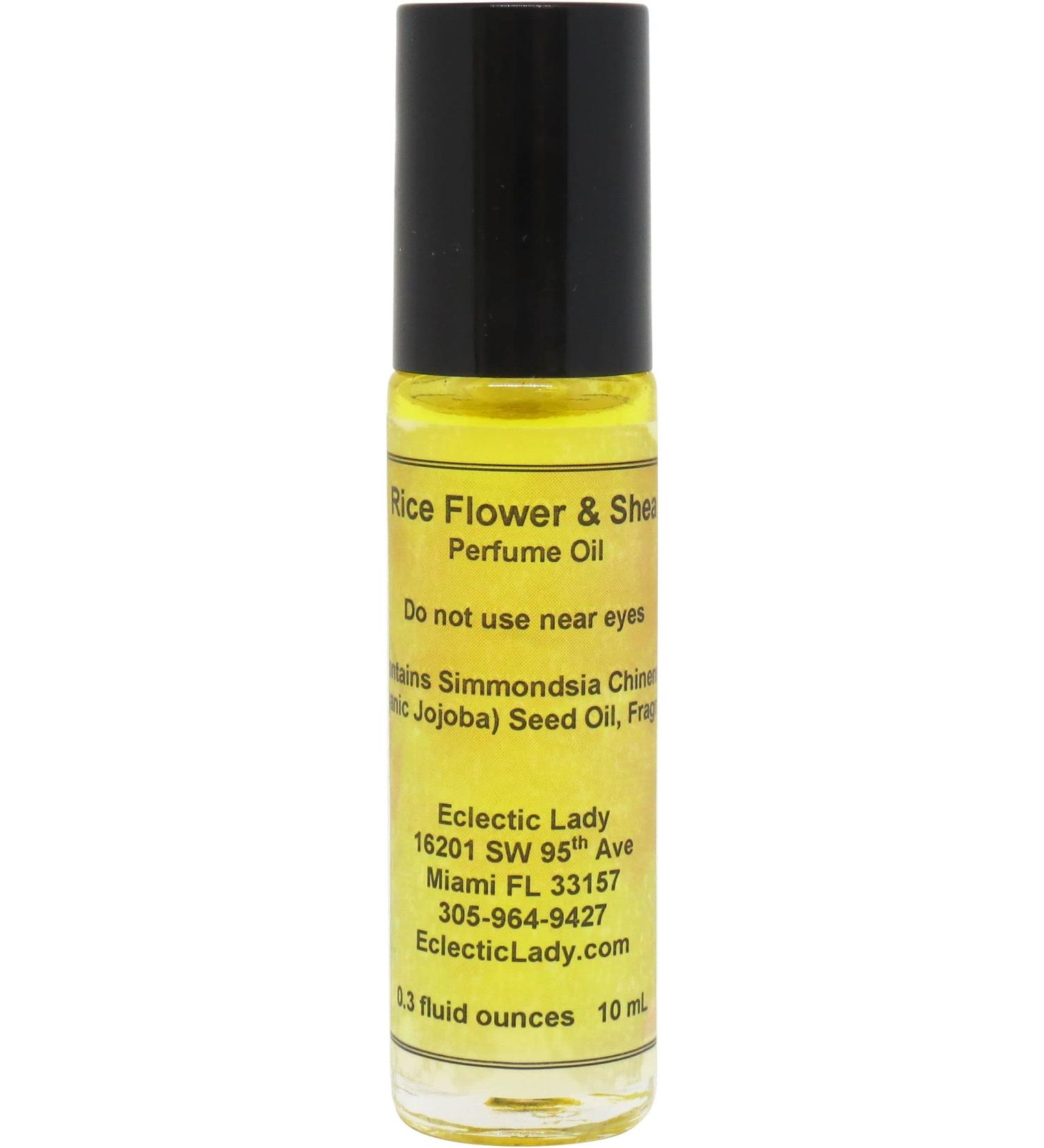 Eclectic Lady Rice Flower and Shea Perfume Oil 0.3 Oz Portable Roll-On Fragrance with Long-Lasting Scent Delightful Essential Oils and Jojoba Oil For Daily Use 0.3 Fl Oz (Pack of 1) - Buy Online on GoSupps.com