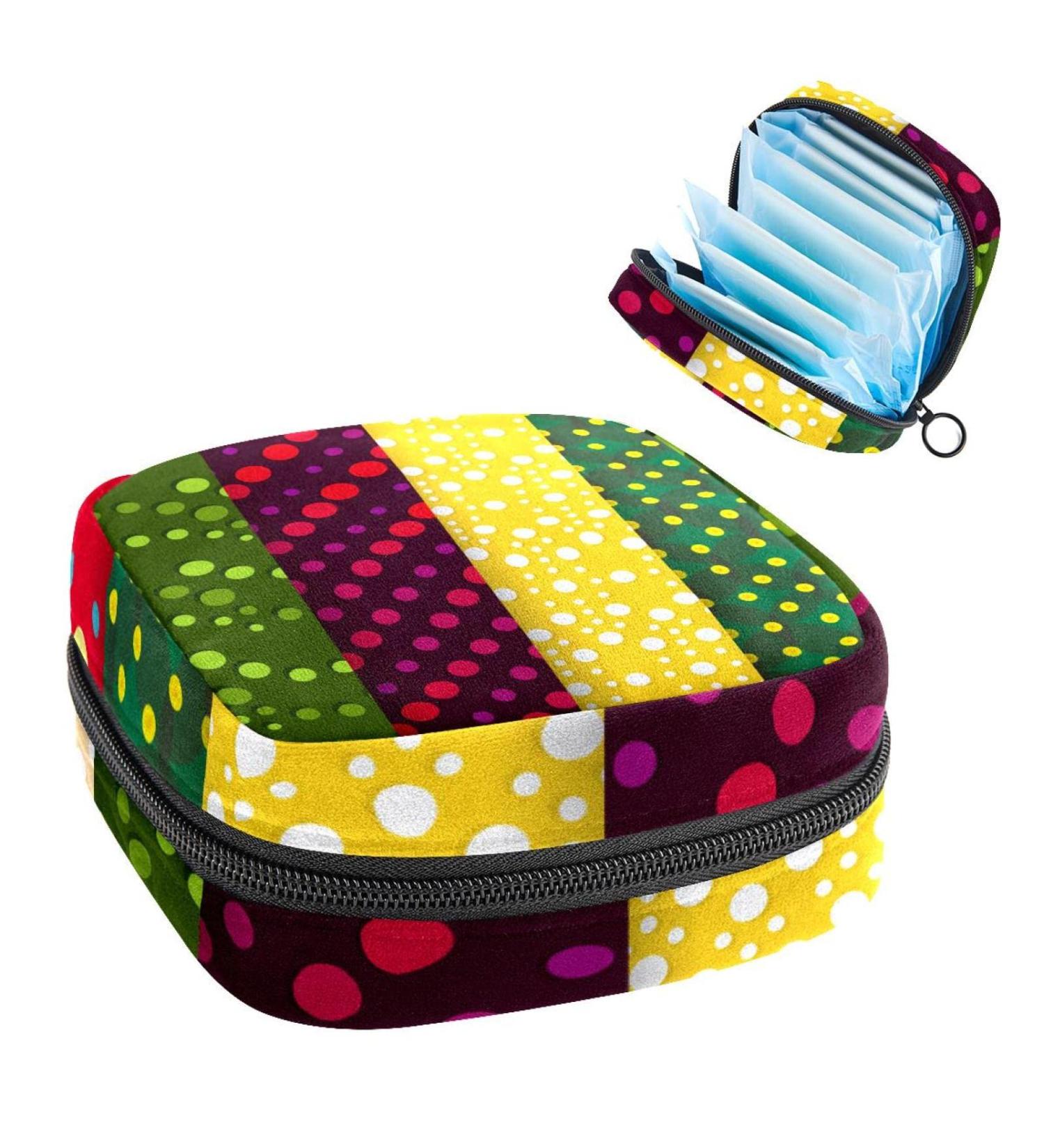 Buy Women's Bonds Storage Bags - Portable Colorful Halter Period Kit for Girls | Feminine Product Organizer - Buy Online on GoSupps.com