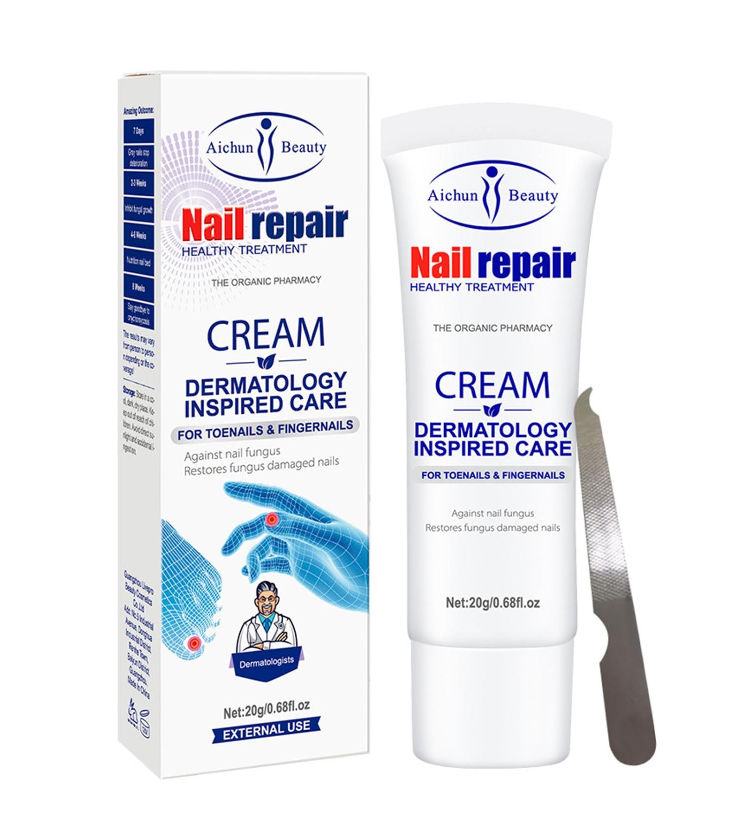 Fungal Nail Treatment Fungus Nail Cream Extra Strong Nail Fungus Treatment for Toenail Fix Renew Damaged Broken Anti Fungus Nail Repair - Buy Online on GoSupps.com