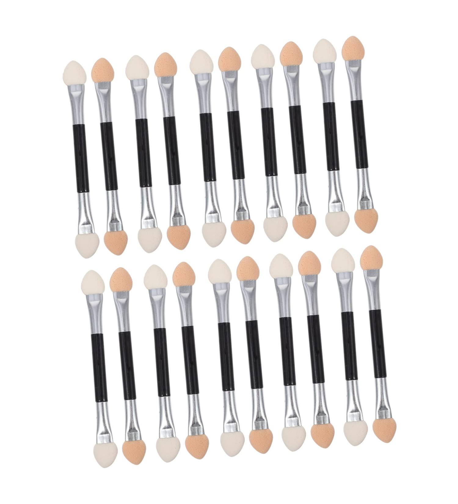 Outanaya 20pcs Latex Eye Shadow Stick Small Eyeshadow Brush Cosmetic Eye Shadow Sponge Plastic - Buy Online on GoSupps.com