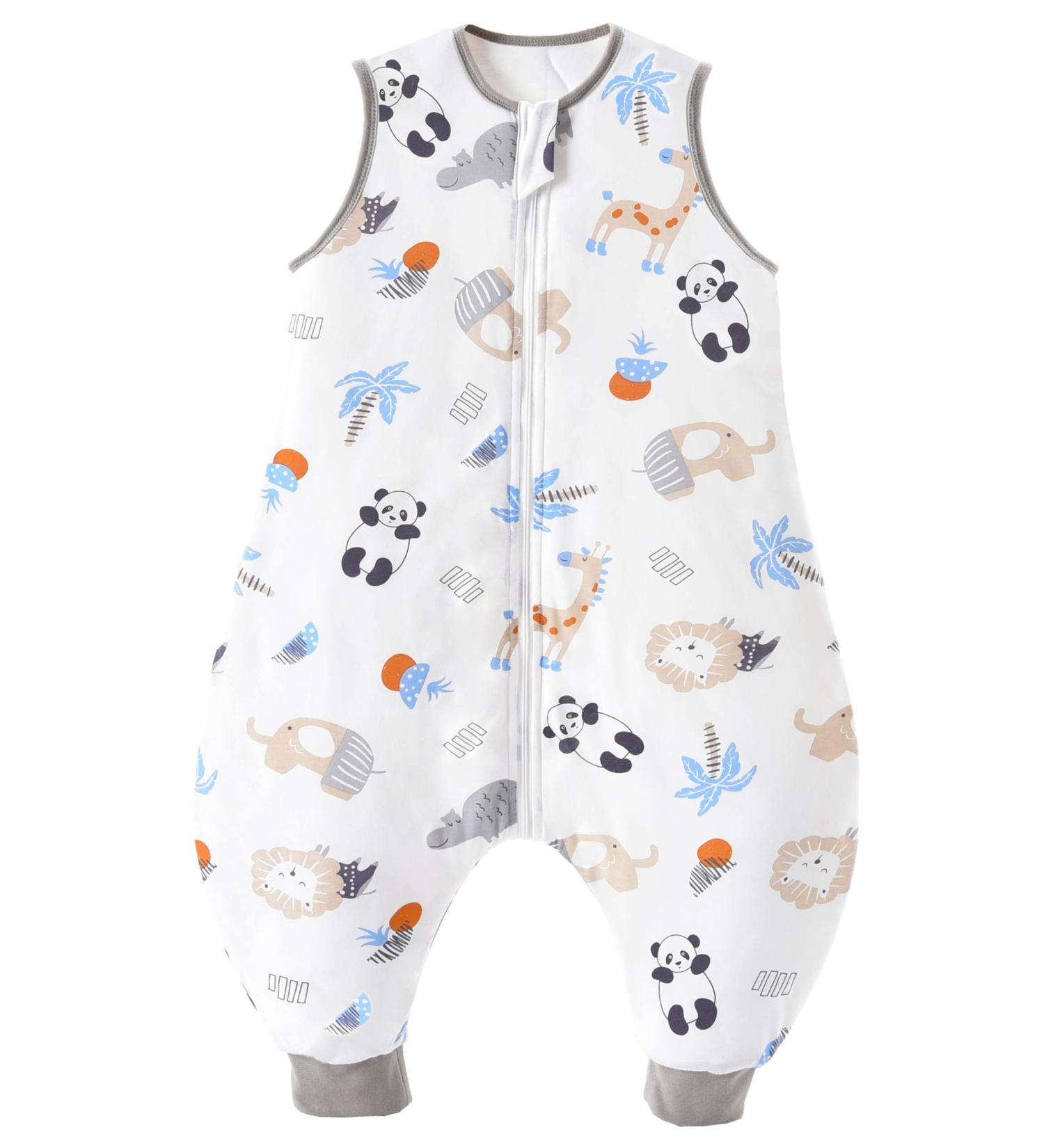Chilsuessy Toddler Sleeping Bag with Feet 2.5 Tog - Panda Forest Design | CPC Certified Baby Sleeping Sack for 2-3 Years, 80cm - Infant Walking Pyjamas & Wearable Blanket - Buy Online on GoSupps.com