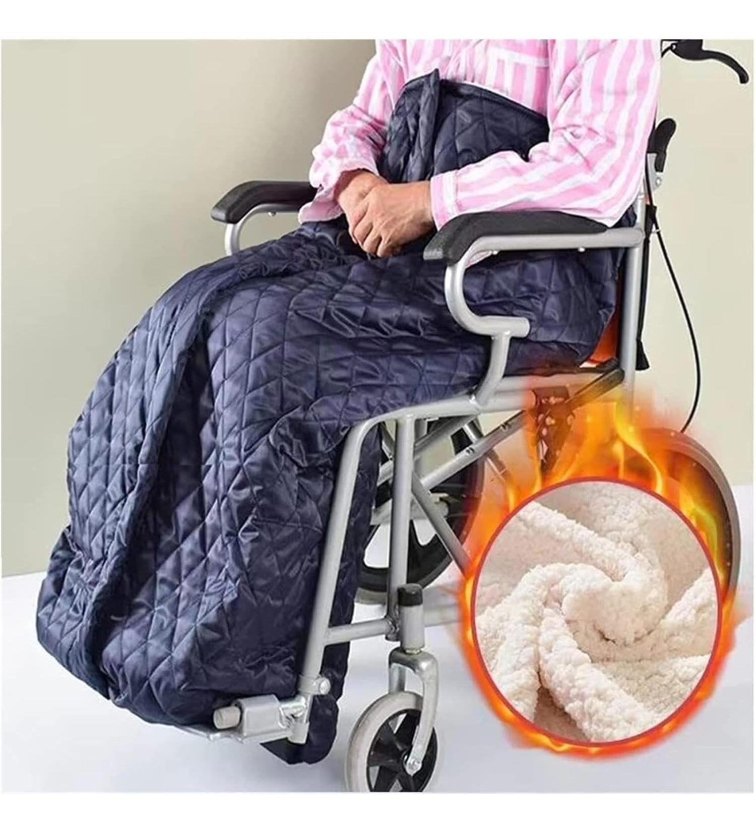 Wheelchair Fleece Wrap Blanket Waterproof Winter Waterproof Blanket Universal Wheelchair Accessory for Lower Body Warmer - Buy Online on GoSupps.com