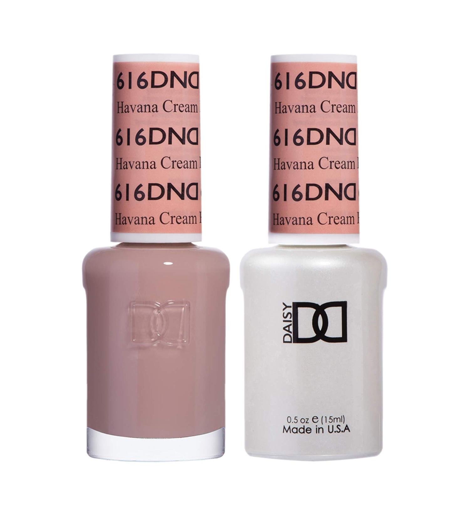 DND Duo Gel & Nail Polish Set - Havana Cream 616-2x15ml