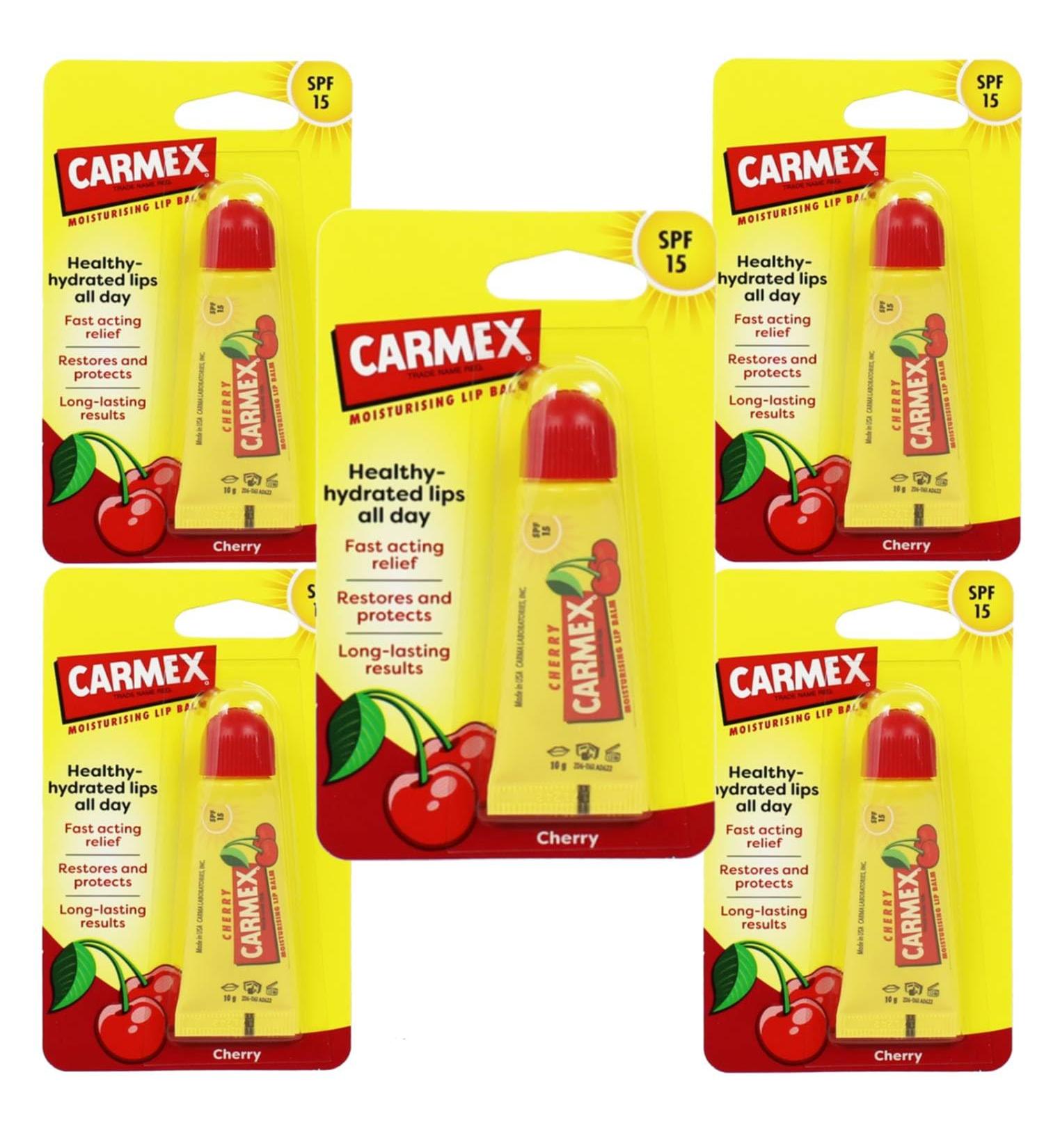  Carmex Carmex Cherry Lip Balm Moisturizing Spf 15 5 Units - Buy Online on GoSupps.com