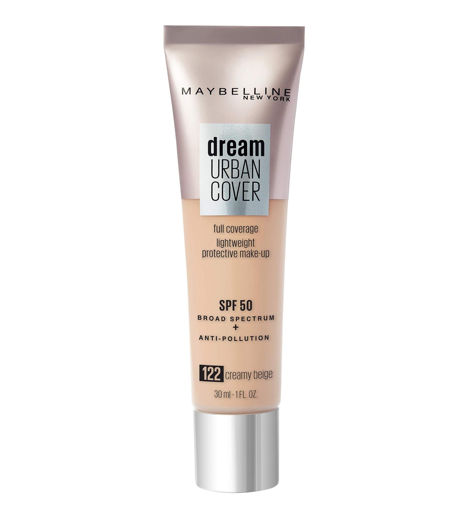 Maybelline New York Dream Urban Cover - Tinting Perfection UV Protection Anti-Collision - Beige Creme (122) - 30 ml - Buy Online Worldwide - Buy Online on GoSupps.com