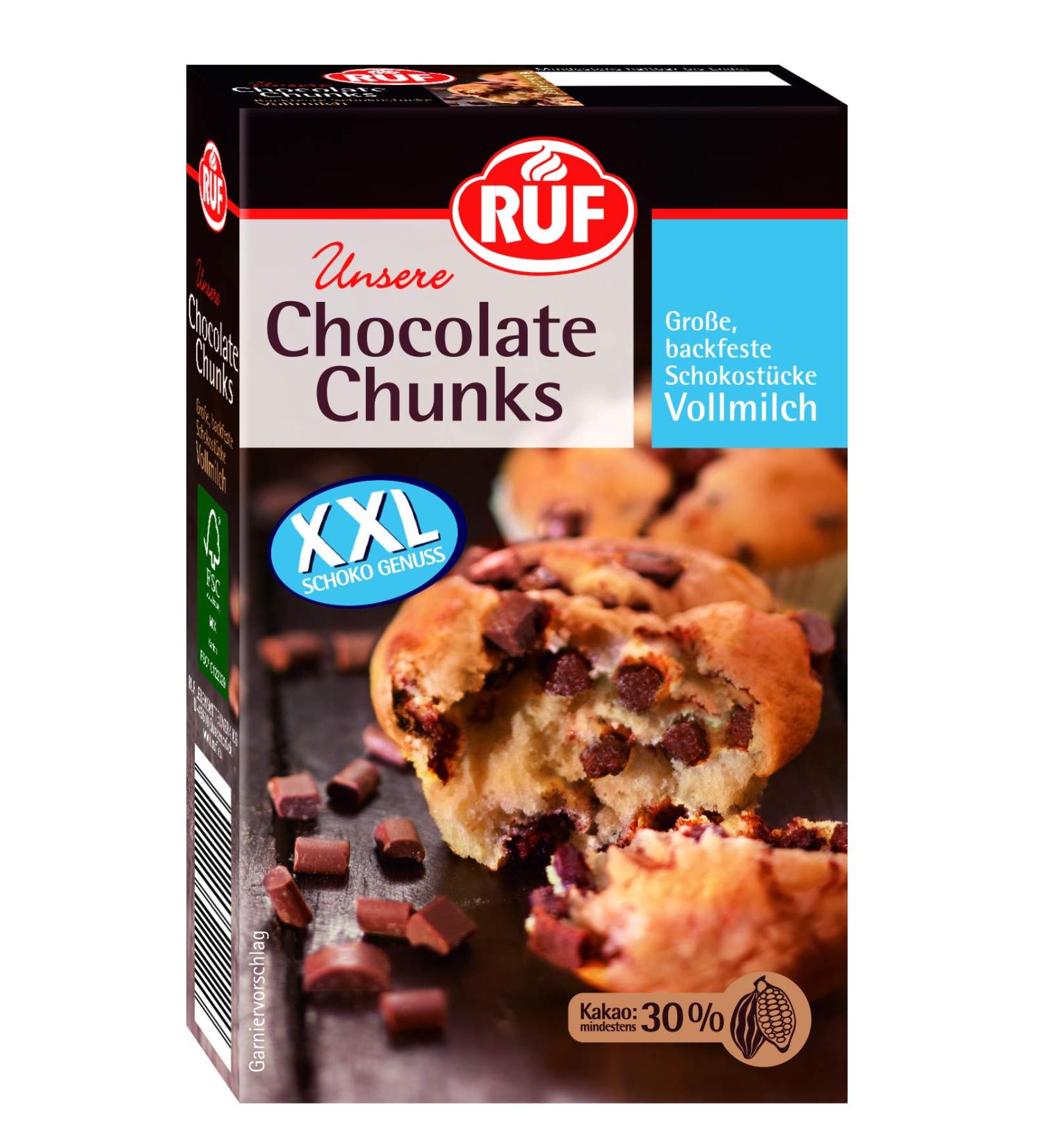 Buy Gluten-Free Call Chocolate Chunks - XXL Milk Chocolate Drops for Baking Muffins Brownies & Cookies | 100g - Buy Online on GoSupps.com