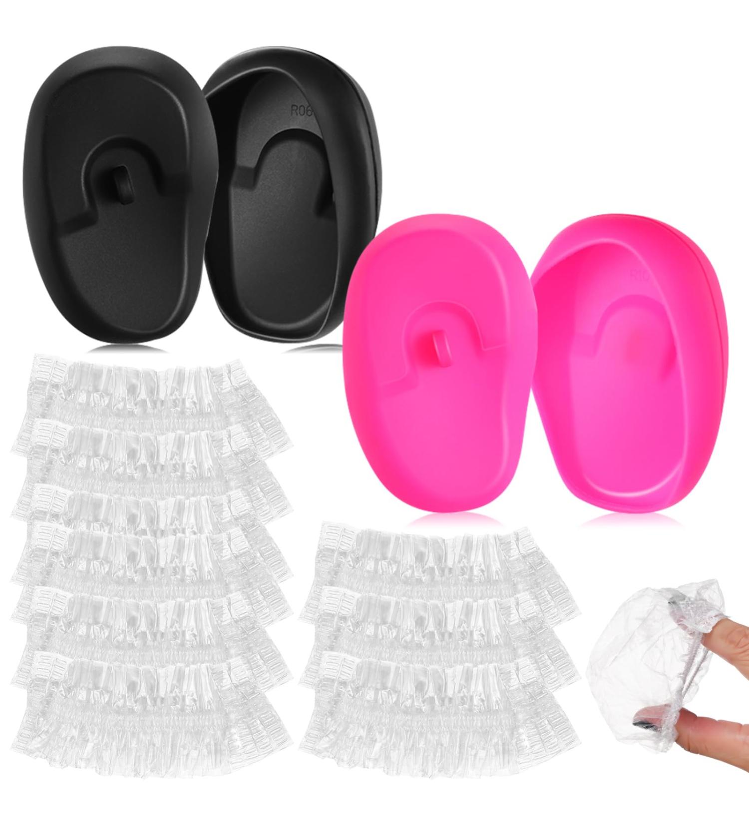 SEWOART 2 Pairs Ear Caps for Shower Silicone Ear Covers Ear Protectors for Hair Dye Ear Covers for Bath Ear Covers for Shower Ear Protective Covers Ear Covers for Hair Dye Ear Bath Caps - Buy Online on GoSupps.com