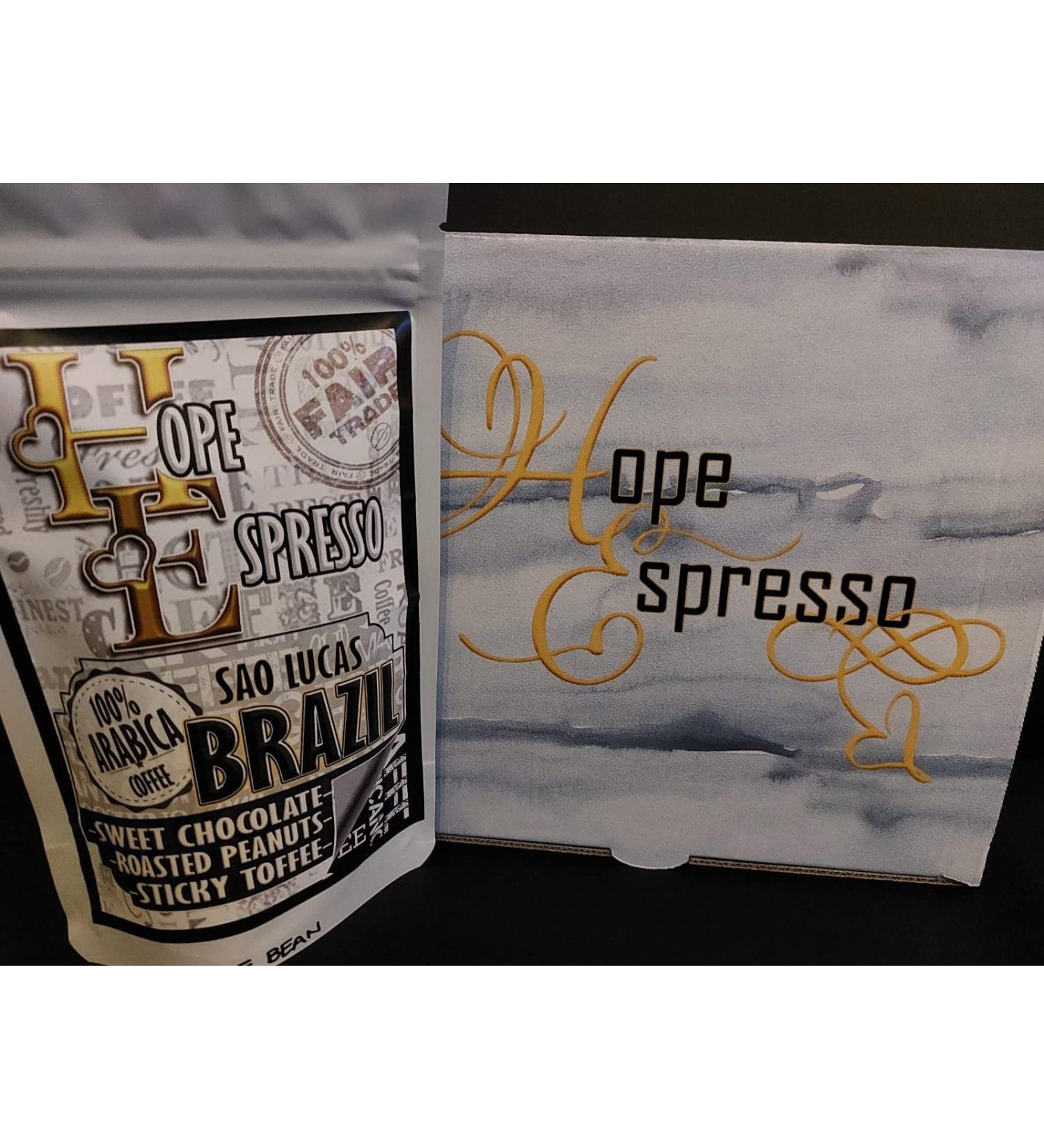 HOPE ESPRESSO BRAZIL SAO LUCAS GROUND COFFEE (100) 100.0 grams - Buy Online on GoSupps.com