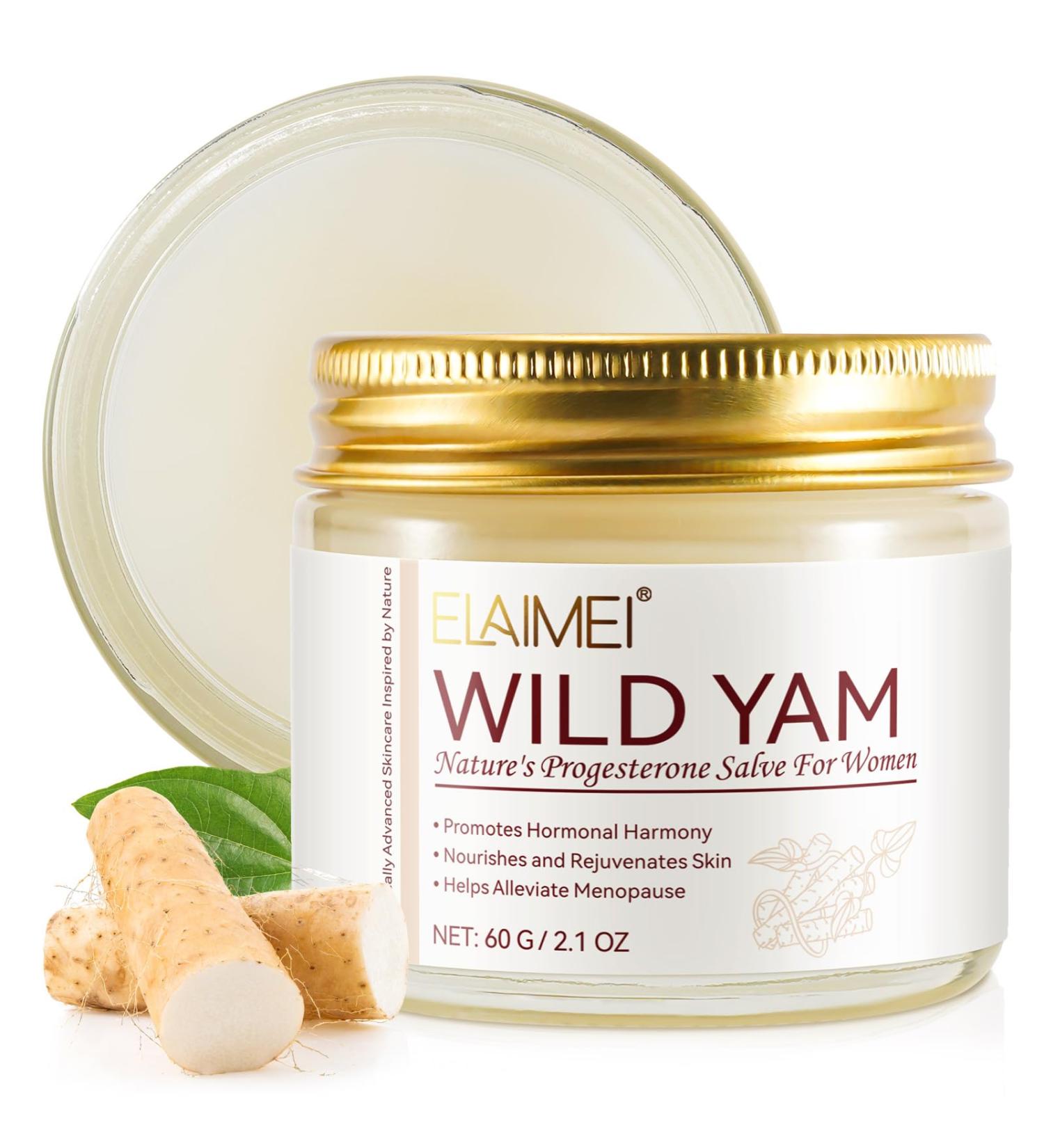 Buy Wild Yam Cream for Women - Natural Hormonal Support & Relief | International Shipping Available - Buy Online on GoSupps.com