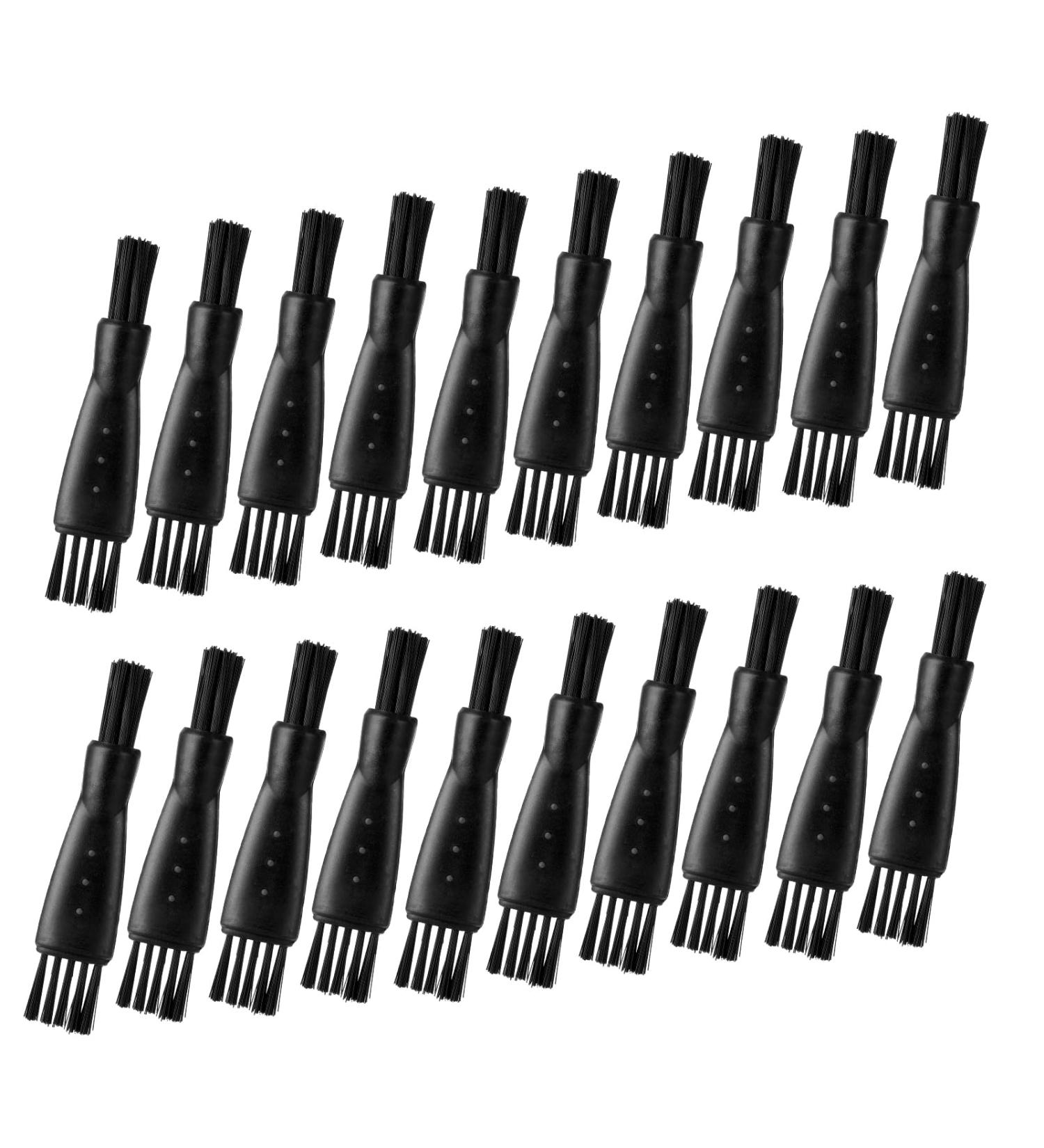 20-Piece Razor Brush Replacement Set | Electric Double-Sided Cleaning Brushes for Shaving Heads | Ideal for Barbers & Electricians - Buy Online on GoSupps.com