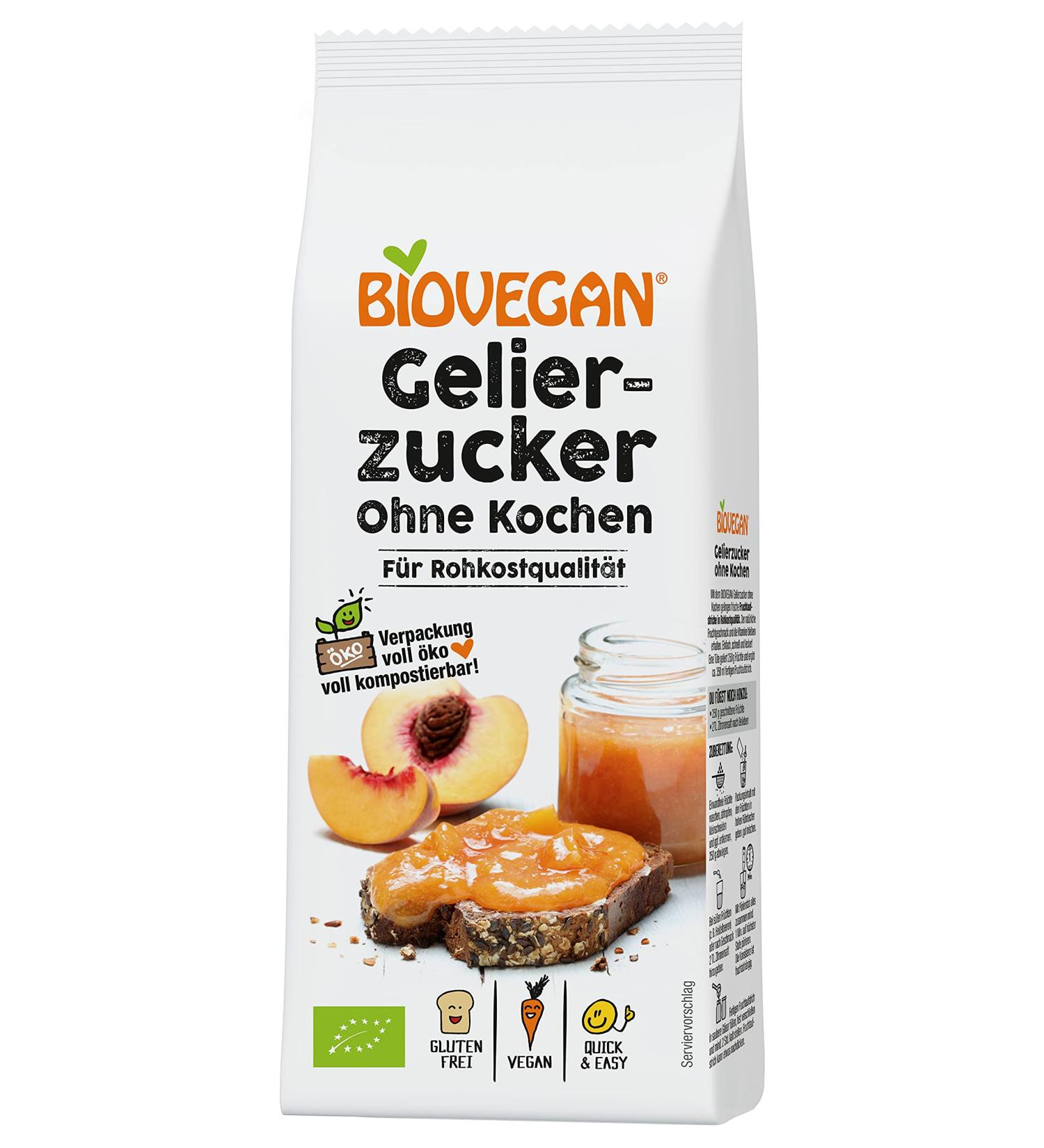 Biovegan gelling sugar without cooking ORGANIC (2 x 115 gr)