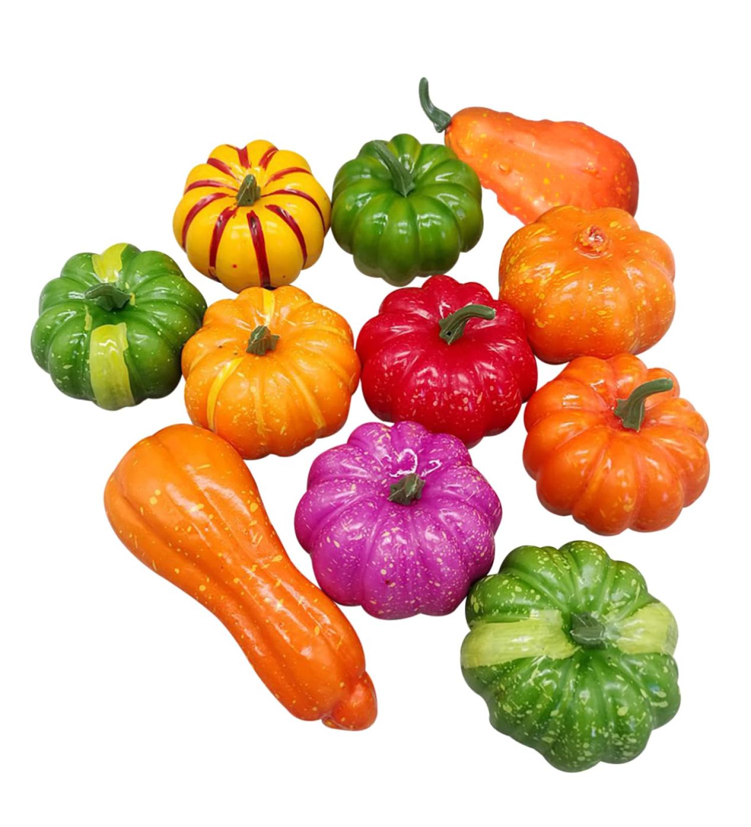 Toyvian Small Halloween Pumpkins Set pcs Simulation Big Pumpkin faux pumpkins Mini Pumpkins Simulation Vegetables figure Food Photo Props decor decorations outdoor fake pumpkin Foam - Buy Online on GoSupps.com