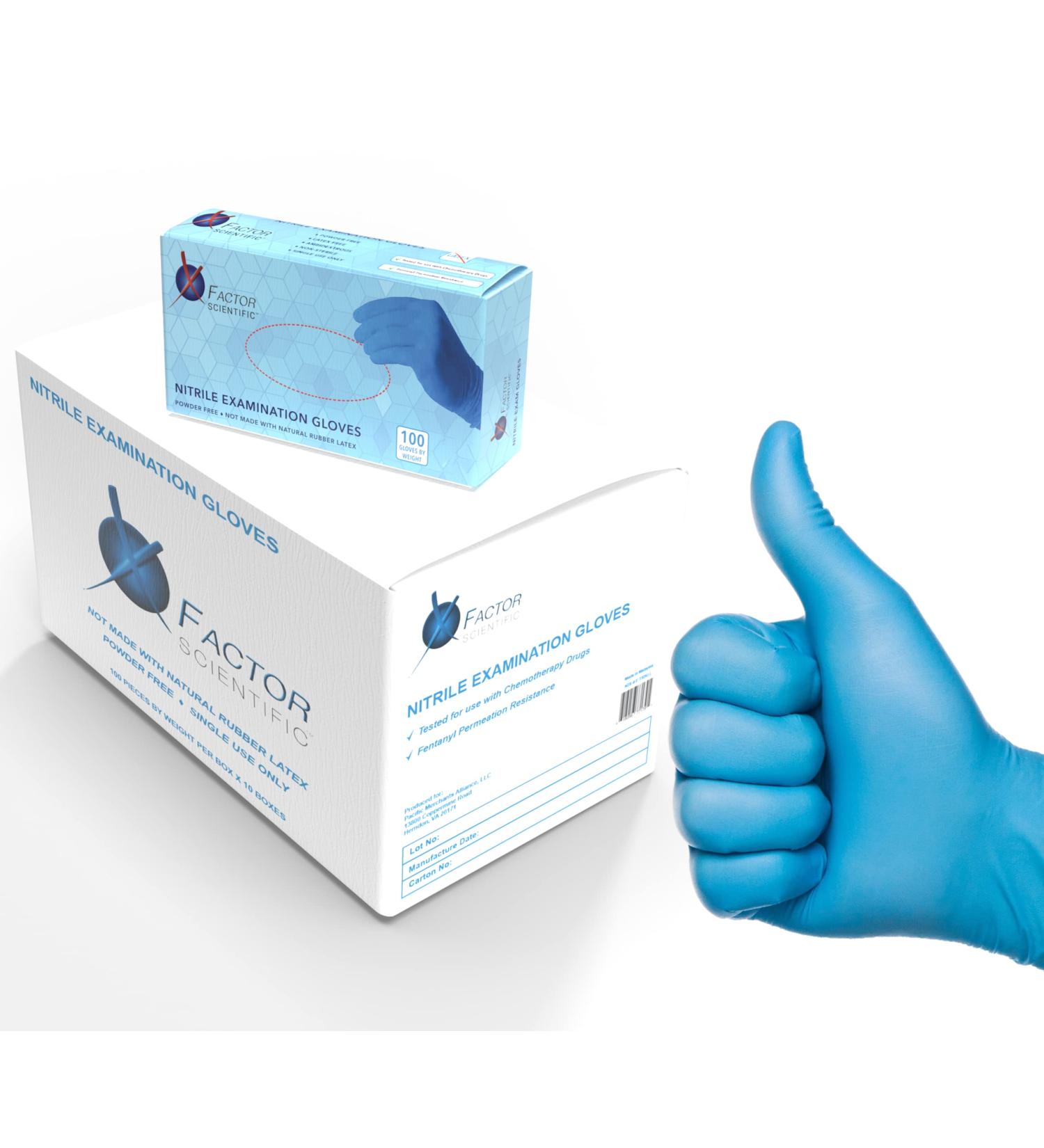 PENTAGON 1000/Box Small Nitrile Exam Gloves - Powder Free, Latex Free | Safety Equipment - Buy Online on GoSupps.com