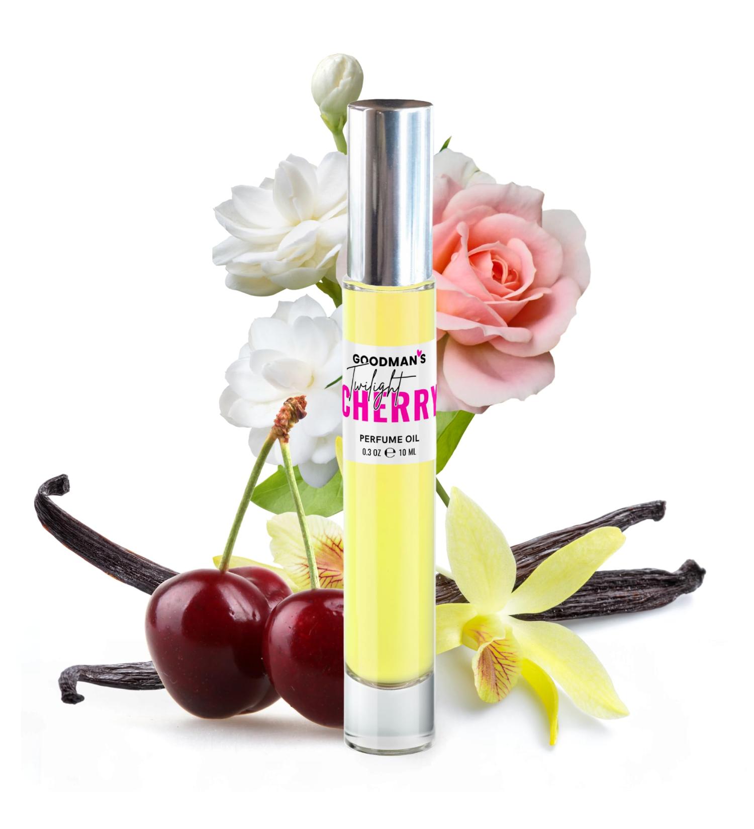 Twilight Cherry Perfume Oil Gourmand Exotic Perfume for Women Roll-On Fragrance Oil Long Lasting Luxury Rollerball Mini Perfume Alcohol Free 10ml - Buy Online on GoSupps.com