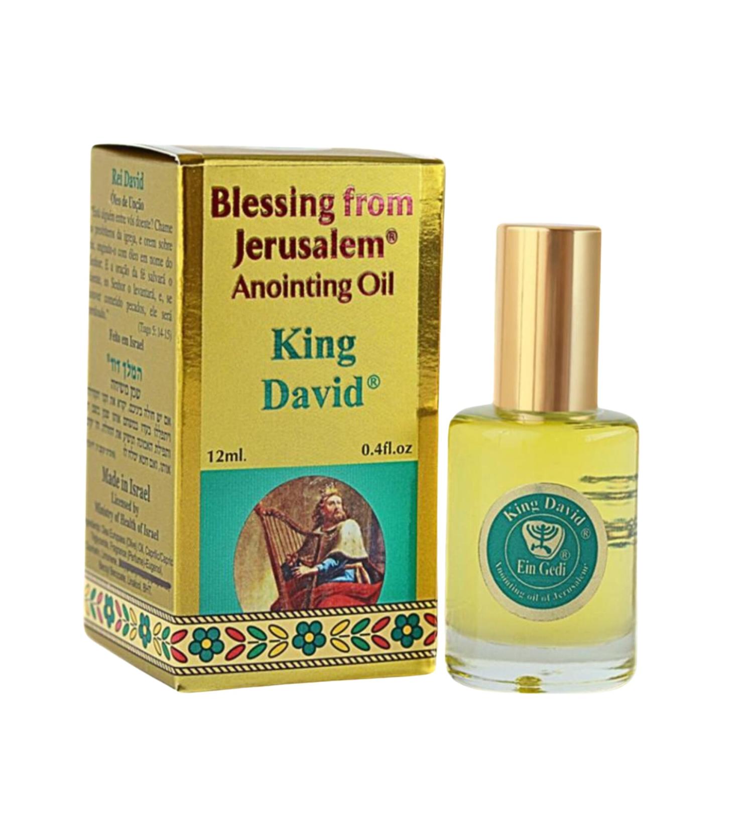 Ein Gedi Light of Jerusalem Anointing Oil Blessing from Jerusalem Gold Collection Holy Land Anointing Oil for Prayers and Blessings. (12ml King David traditional Blend) - Buy Online on GoSupps.com