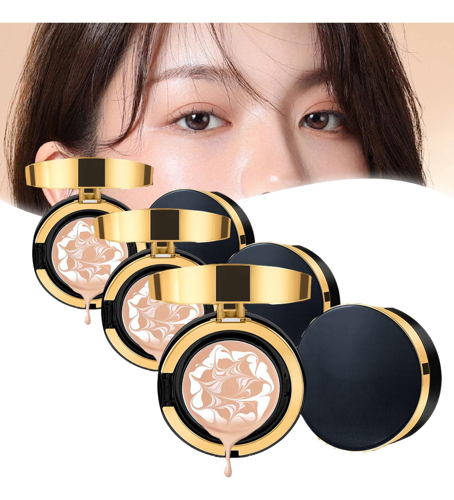 Water Bead Tricolor Latte Concealer Cushion - Natural#3pcs - Long-lasting, Moisturizing, Oil Control BB Cream for All Skin Types - Waterproof and Sweatproof - Buy Online on GoSupps.com