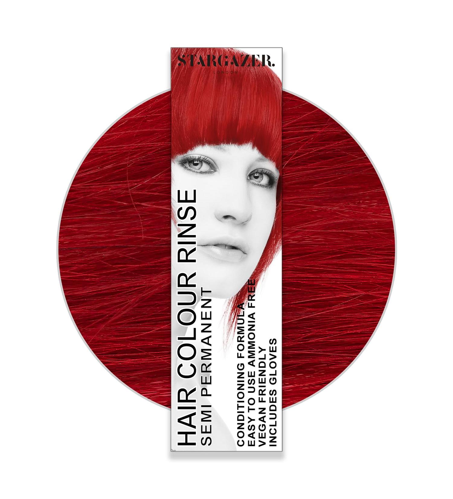 Stargazer Foxy Red Semi Permanent Hair Dye 70ml - Vibrant Foxy Red Shade - Buy Online on GoSupps.com