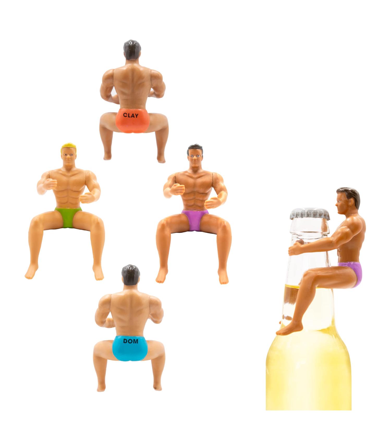 NPW Bottle Buddies Drink Markers Original Drinking Buddies & Glass Charms for Parties - Bachelorette Girls' Nights Family Get Together & More Novelty Gifts (4 Count) - Buy Online on GoSupps.com