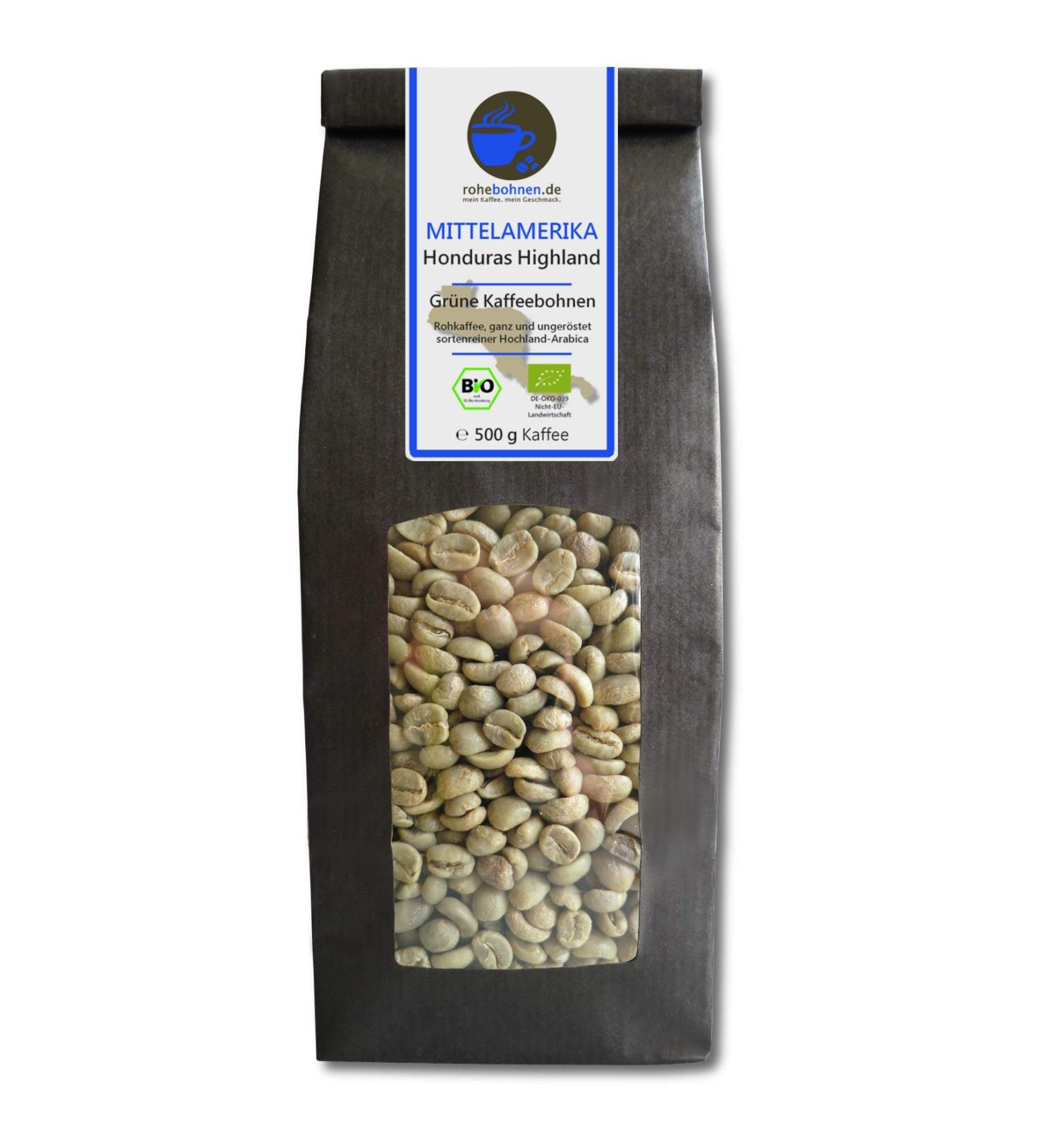 Organic green coffee - Green Highland Coffee Honduras Highland (green coffee beans 500g)