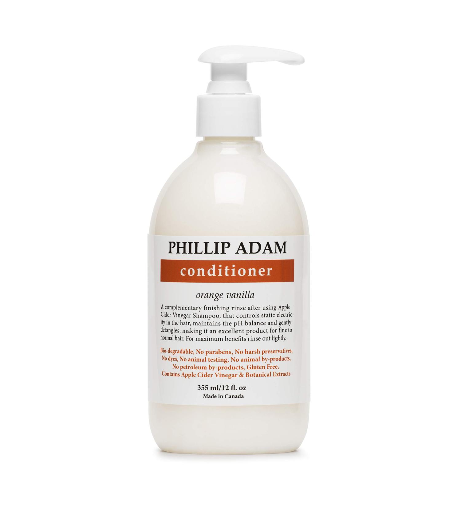 Phillip Adam Orange Vanilla Conditioner - Smooth, Shiny Hair, No Harsh Chemicals, Color Safe - 12 oz - Buy Online on GoSupps.com