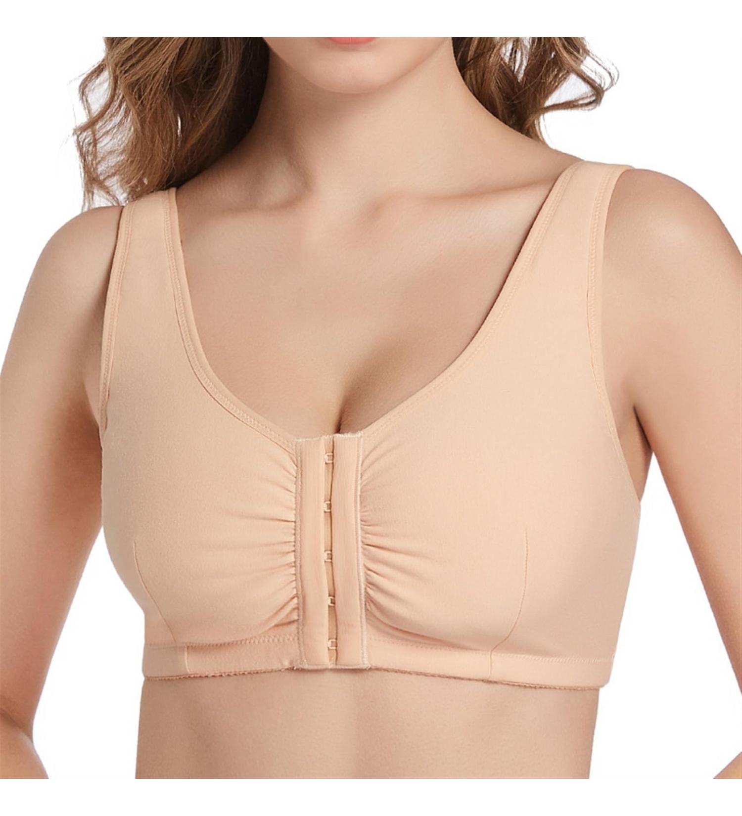 XWSM Breast Prosthesis Bag Closure Cotton Mastectomy Underwear | Post-Surgery Women's Top Vest BH 40/90 (ABC) - Comfortable & Stylish - Buy Online on GoSupps.com